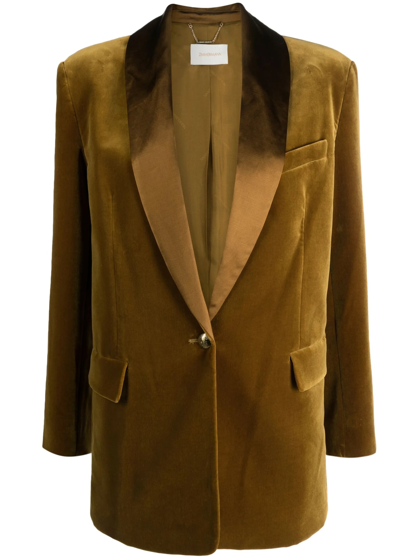Lyrical velvet blazer