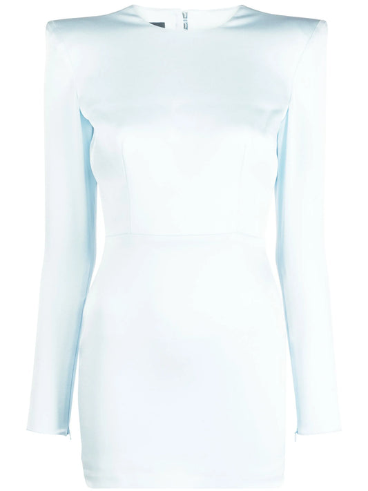 Aster cut-out satin minidress