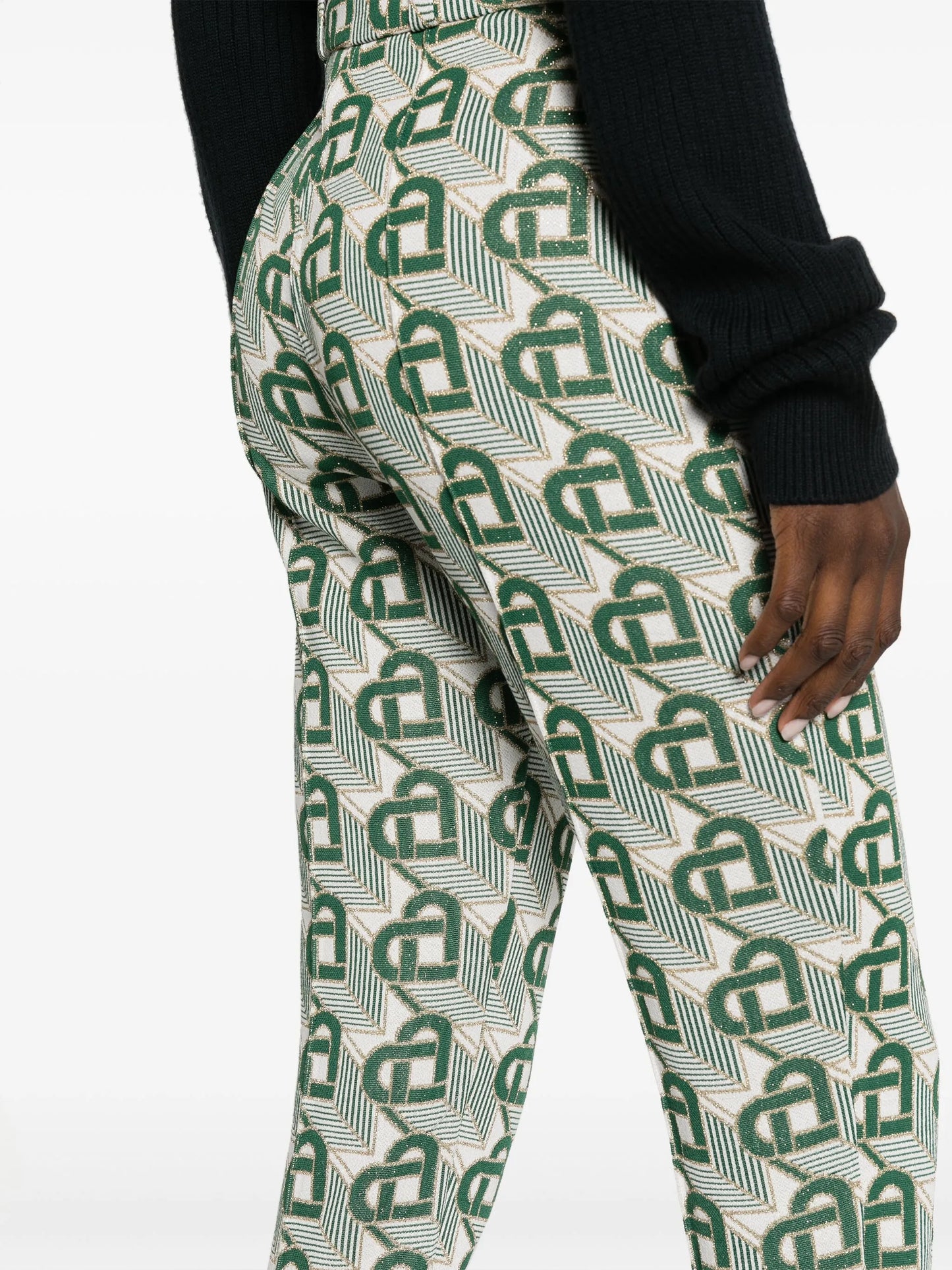 Heart Monogram tailored leggings