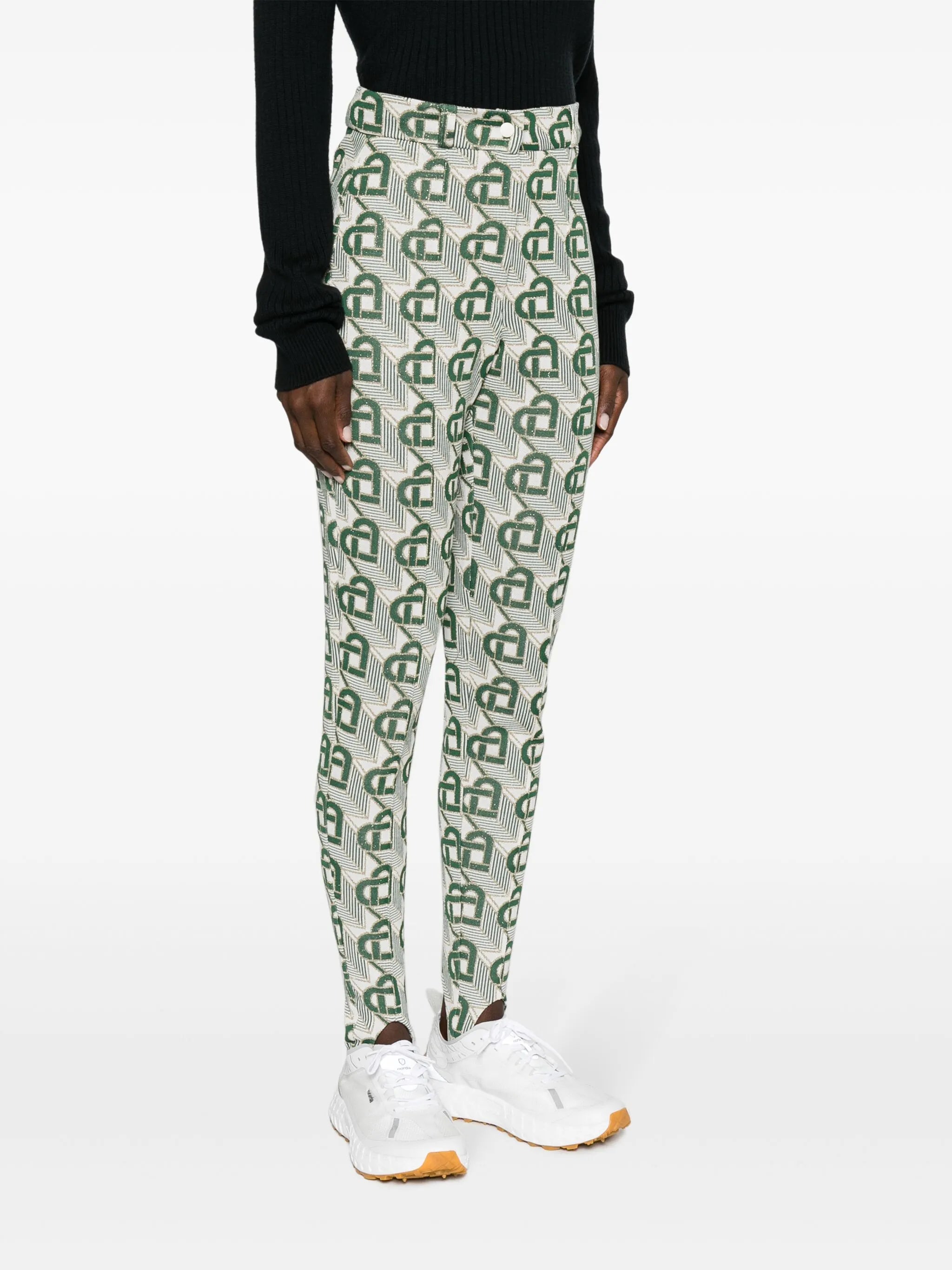 Heart Monogram tailored leggings