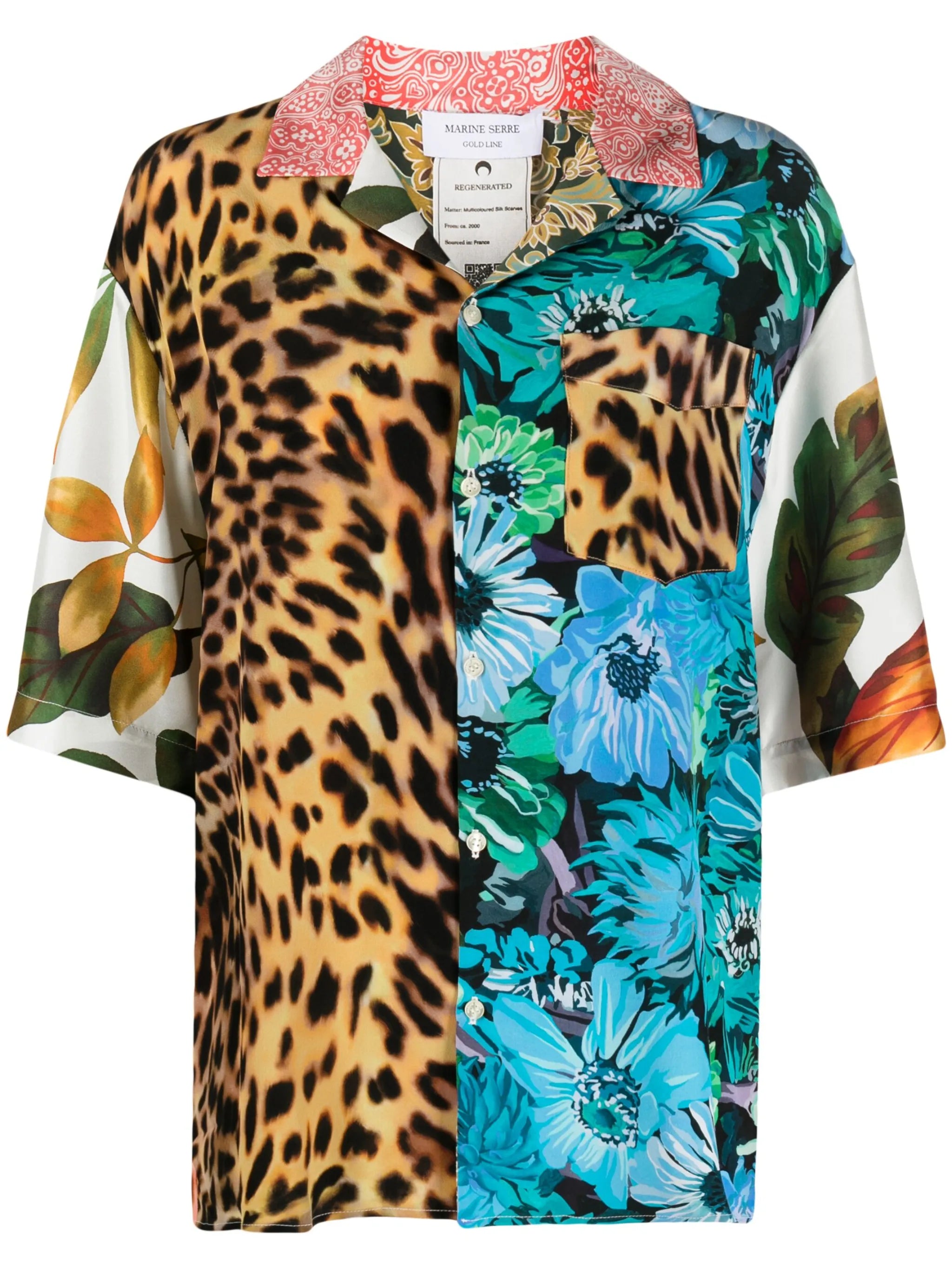 Regenerated Scarves silk shirt