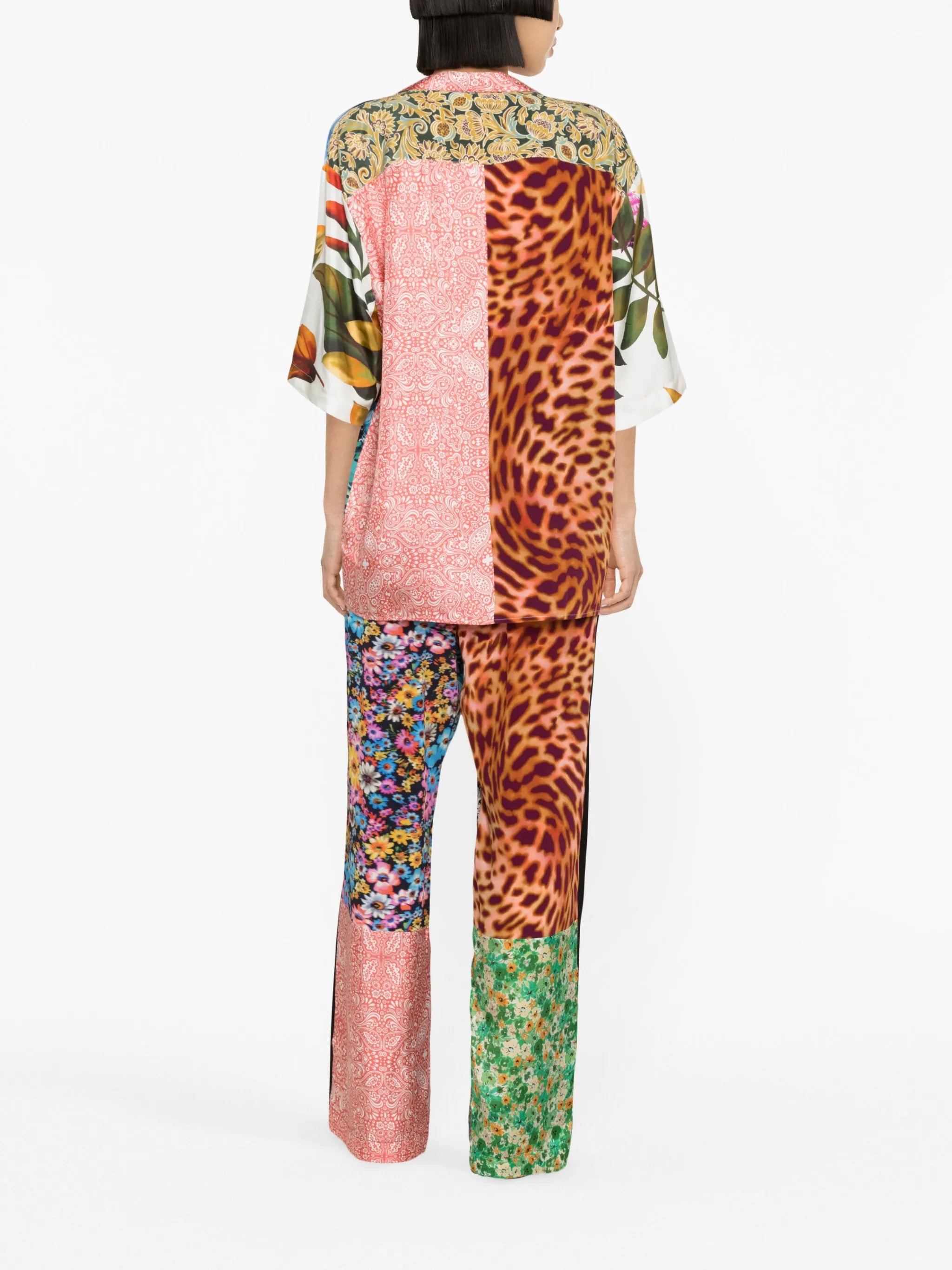 Regenerated Scarves silk shirt