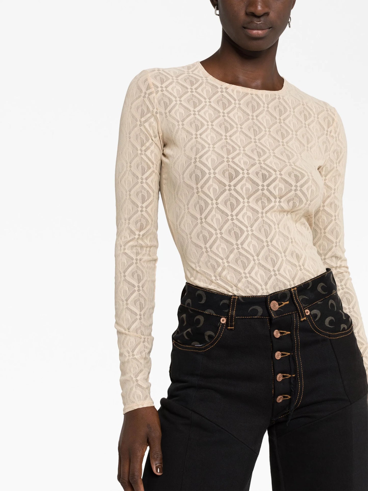 Moon Diamant Second Skin mesh top