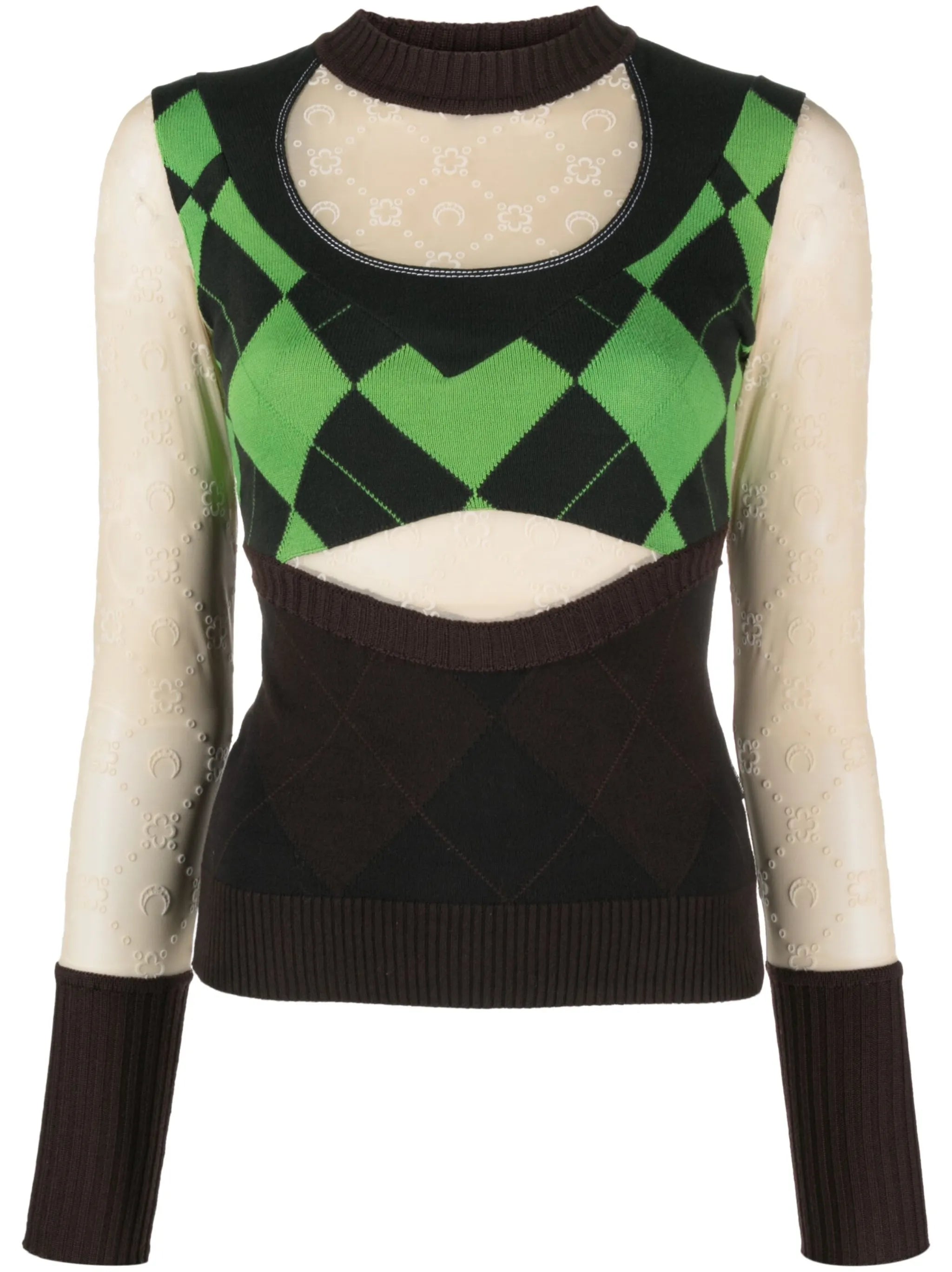 Regenerated patchwork jumper