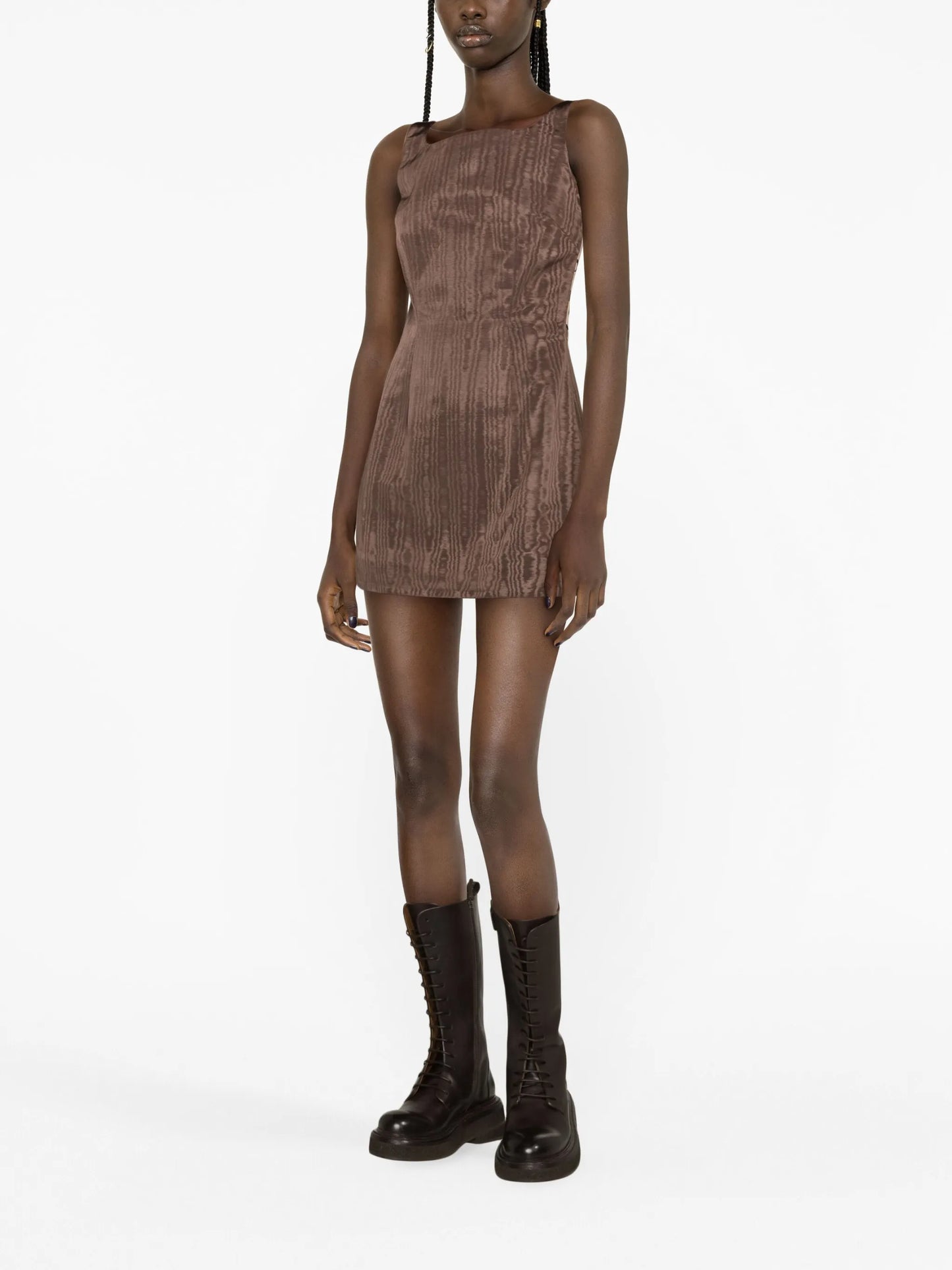 Regenerated moire minidress