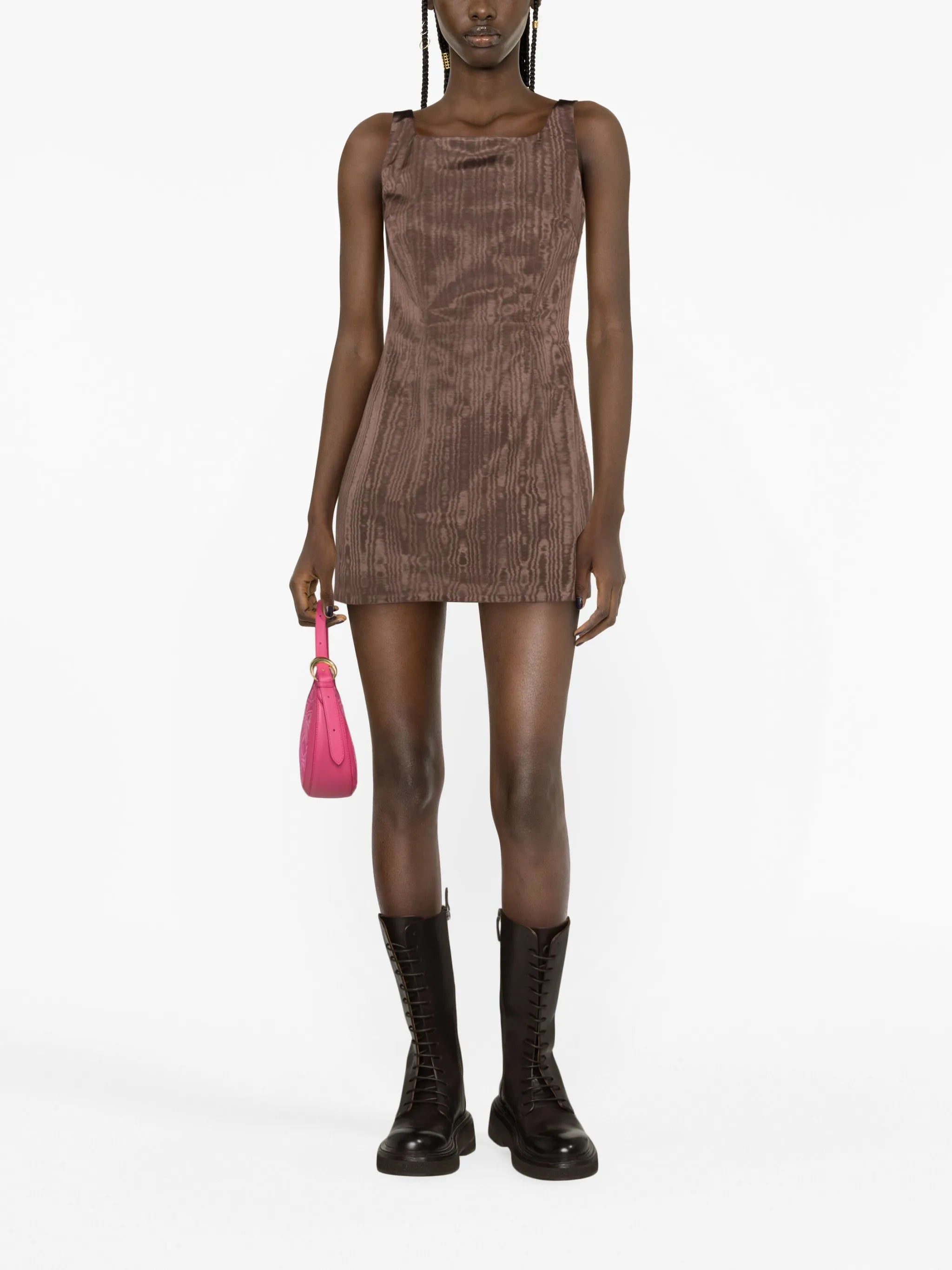 Regenerated moire minidress