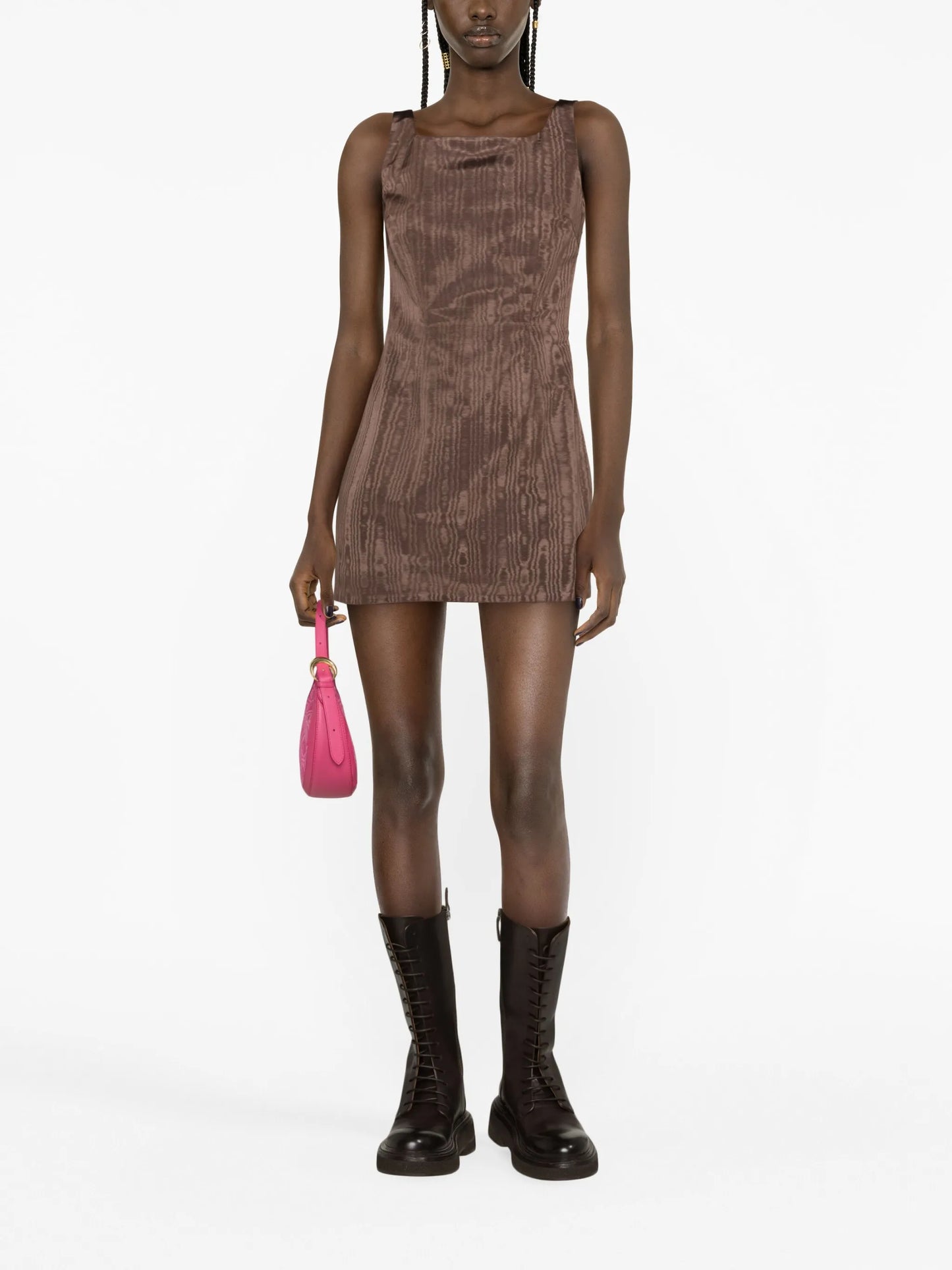 Regenerated moire minidress