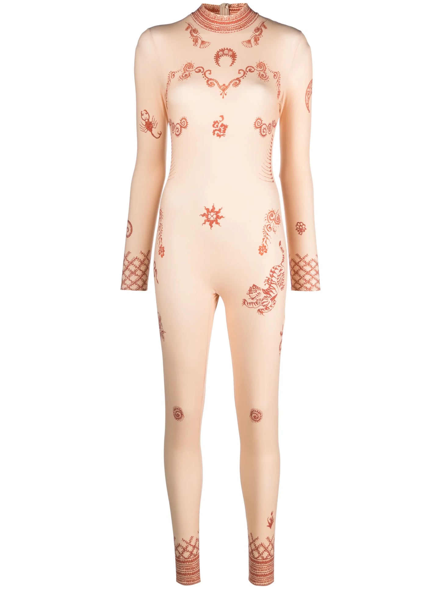 Regenerated Henna-print bodysuit
