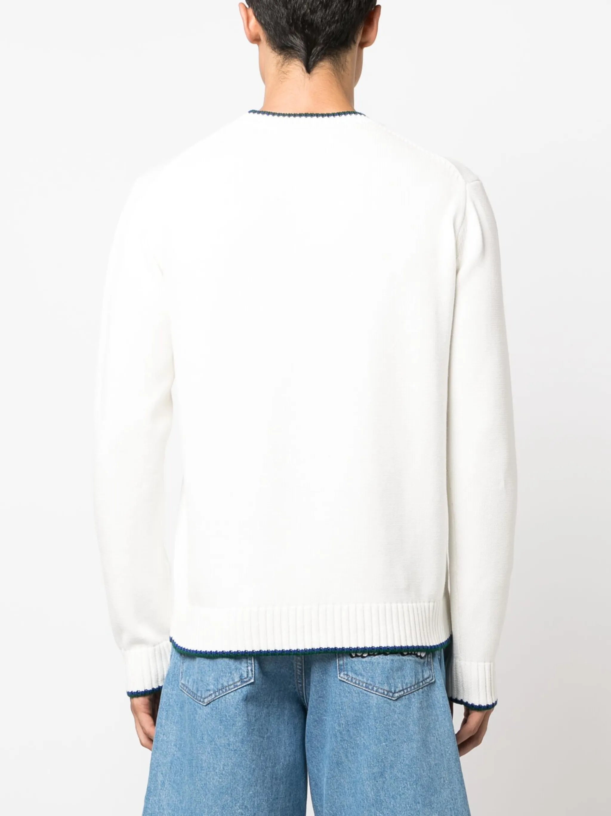 Casa intarsia-knit jumper