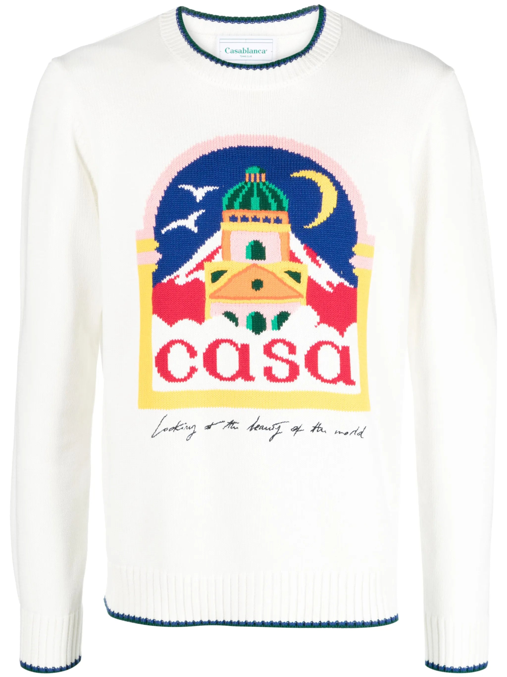 Casa intarsia-knit jumper