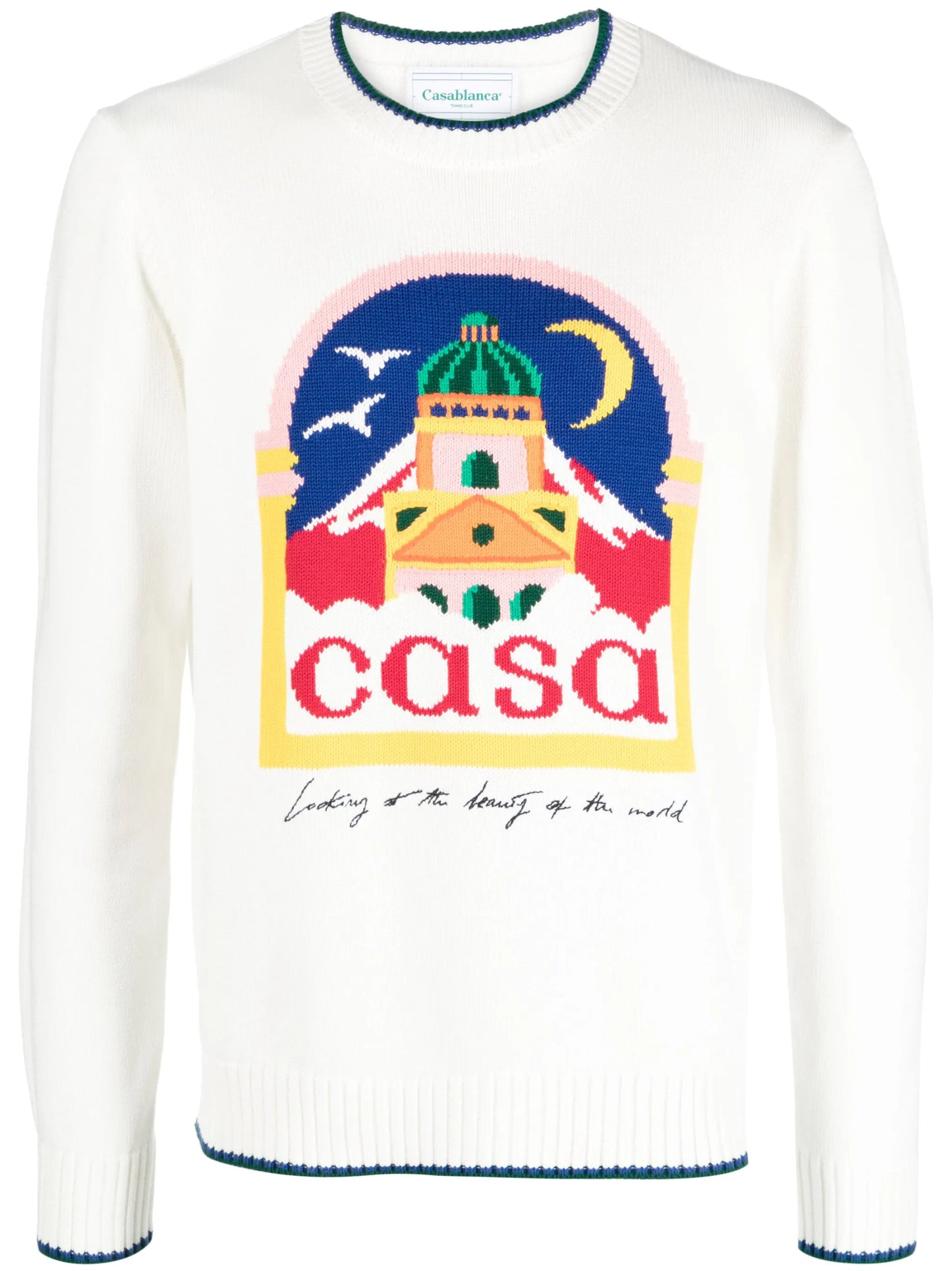 Casa intarsia-knit jumper
