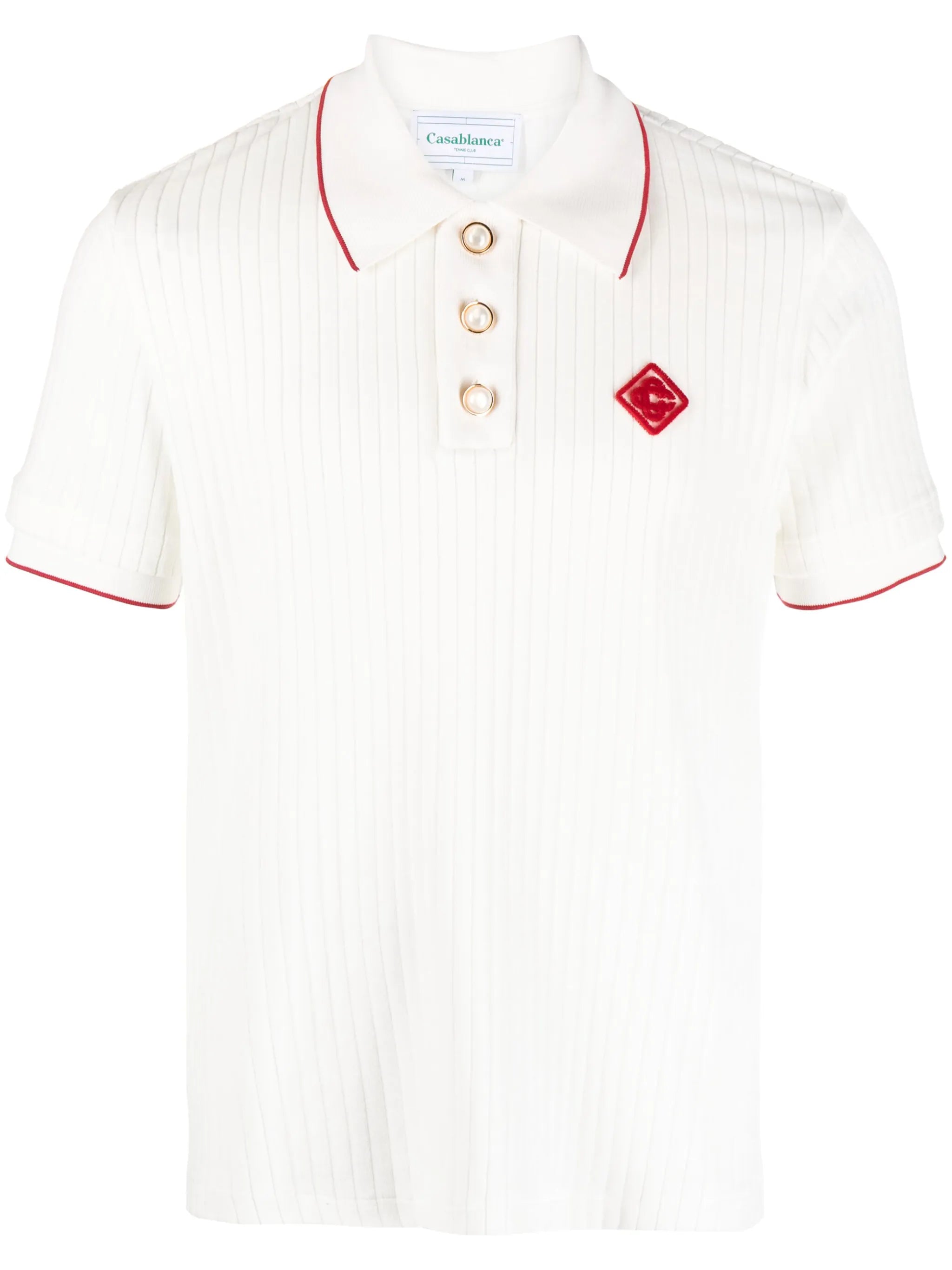 knitted polo top