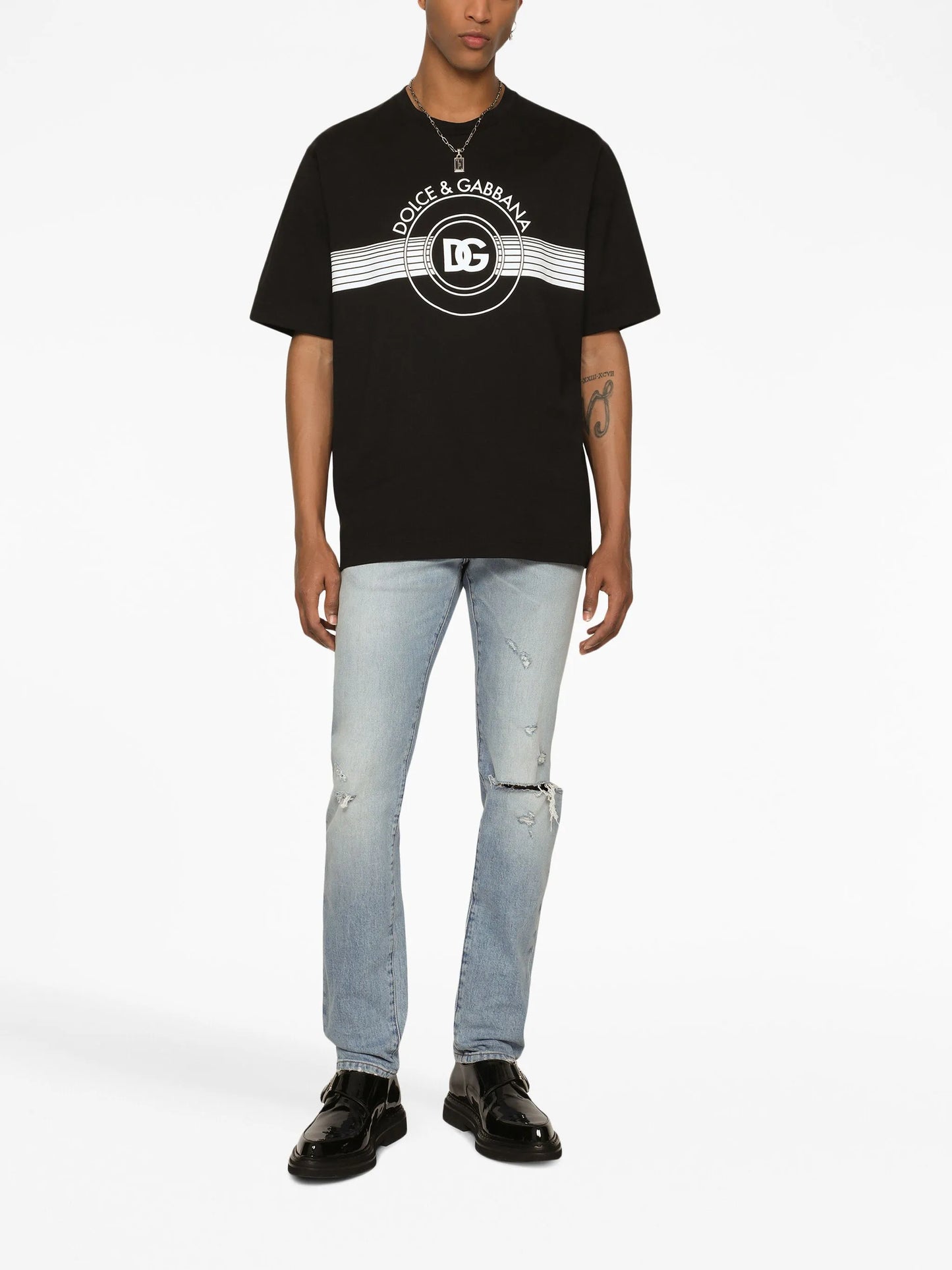 logo-print cotton T-shirt