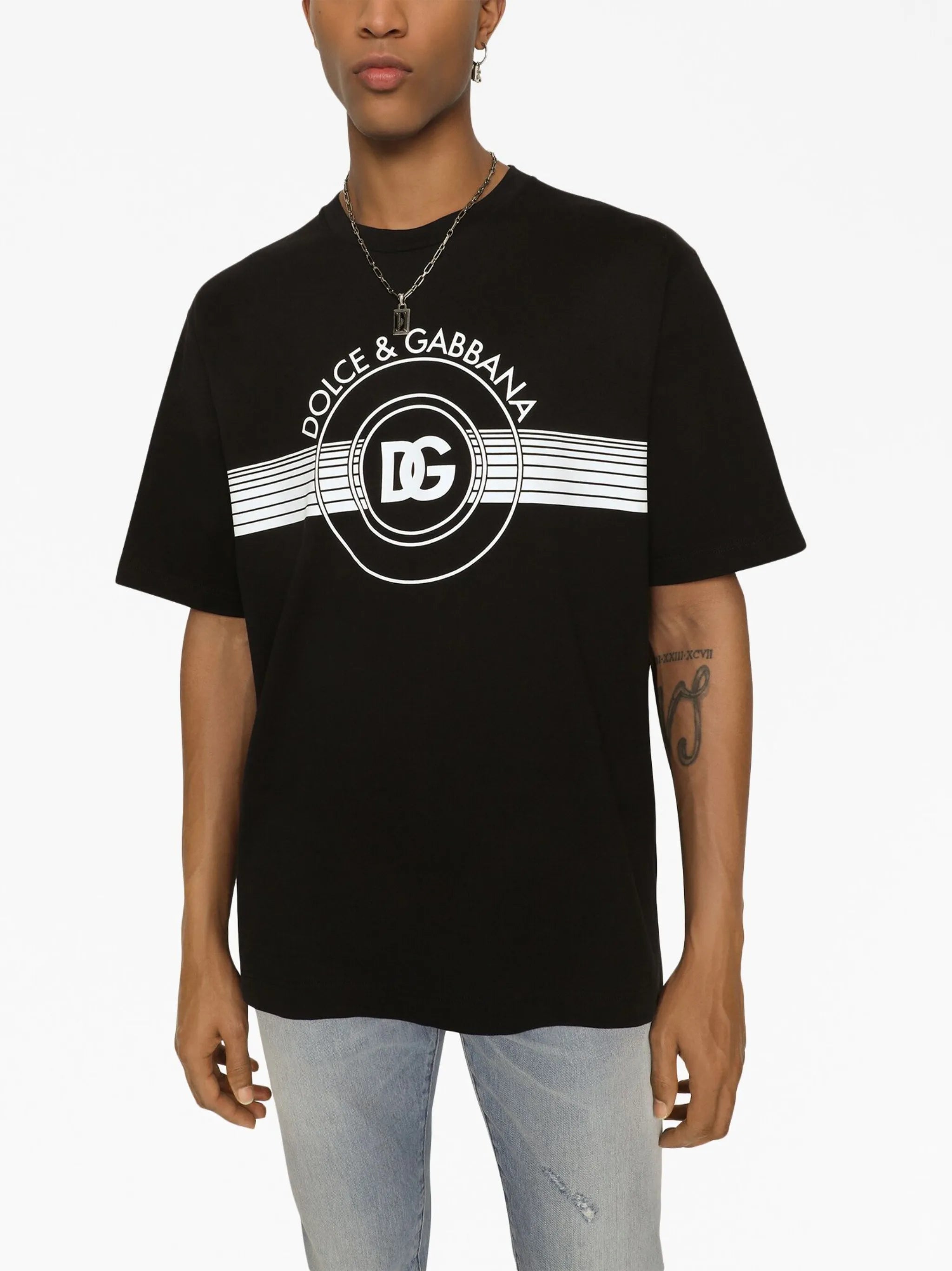 logo-print cotton T-shirt
