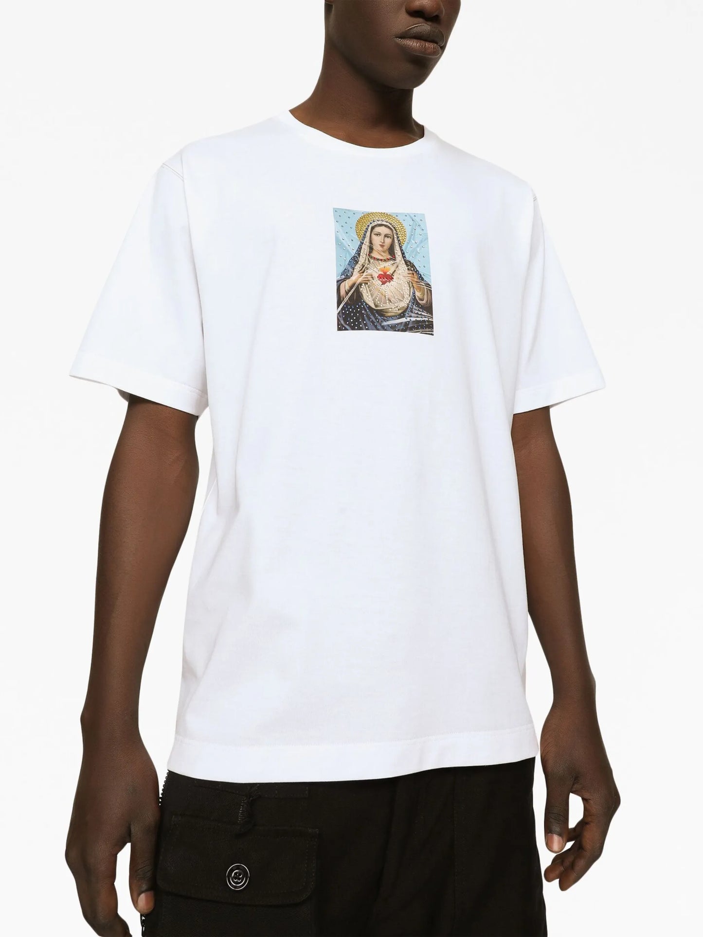 graphic-print cotton T-shirt