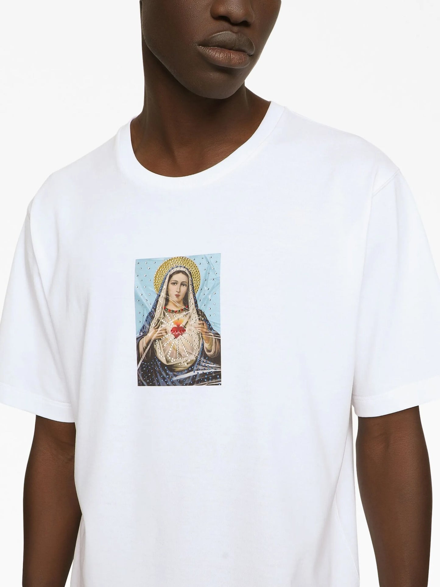 graphic-print cotton T-shirt