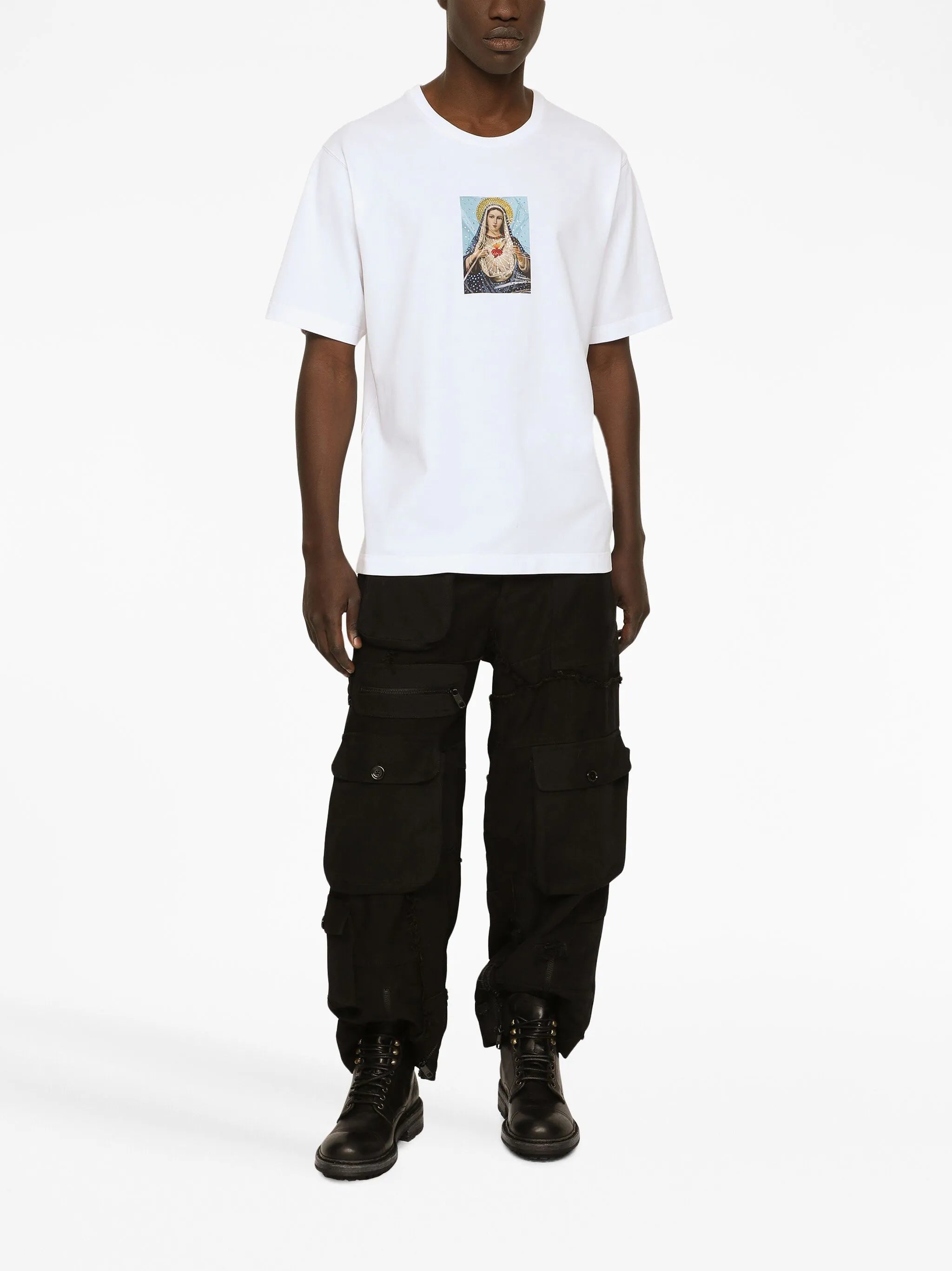 graphic-print cotton T-shirt