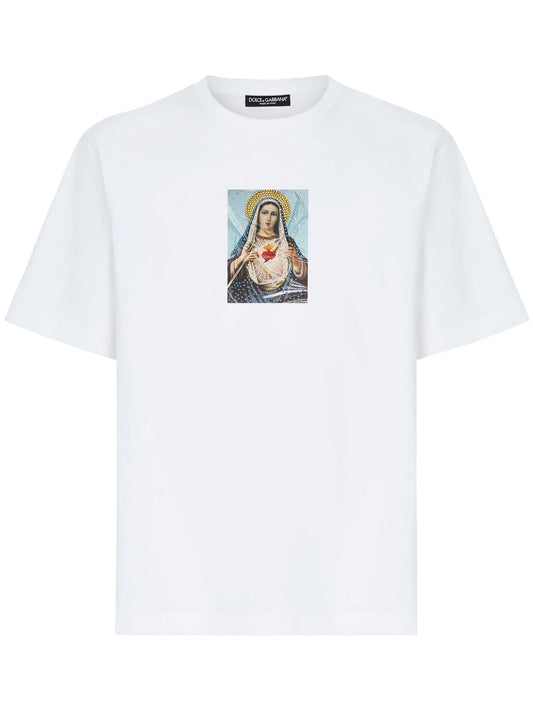graphic-print cotton T-shirt