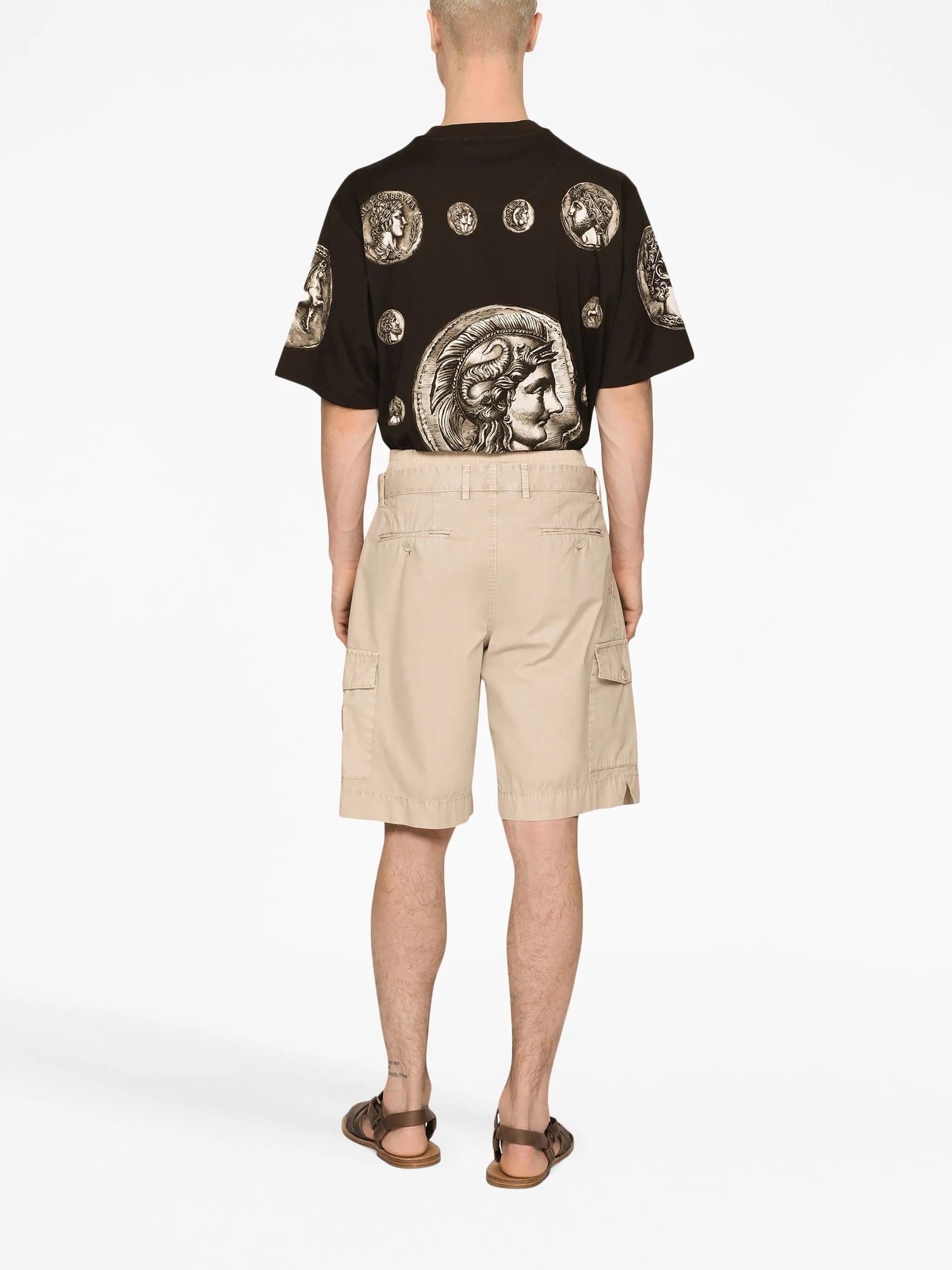 high-waisted cargo shorts