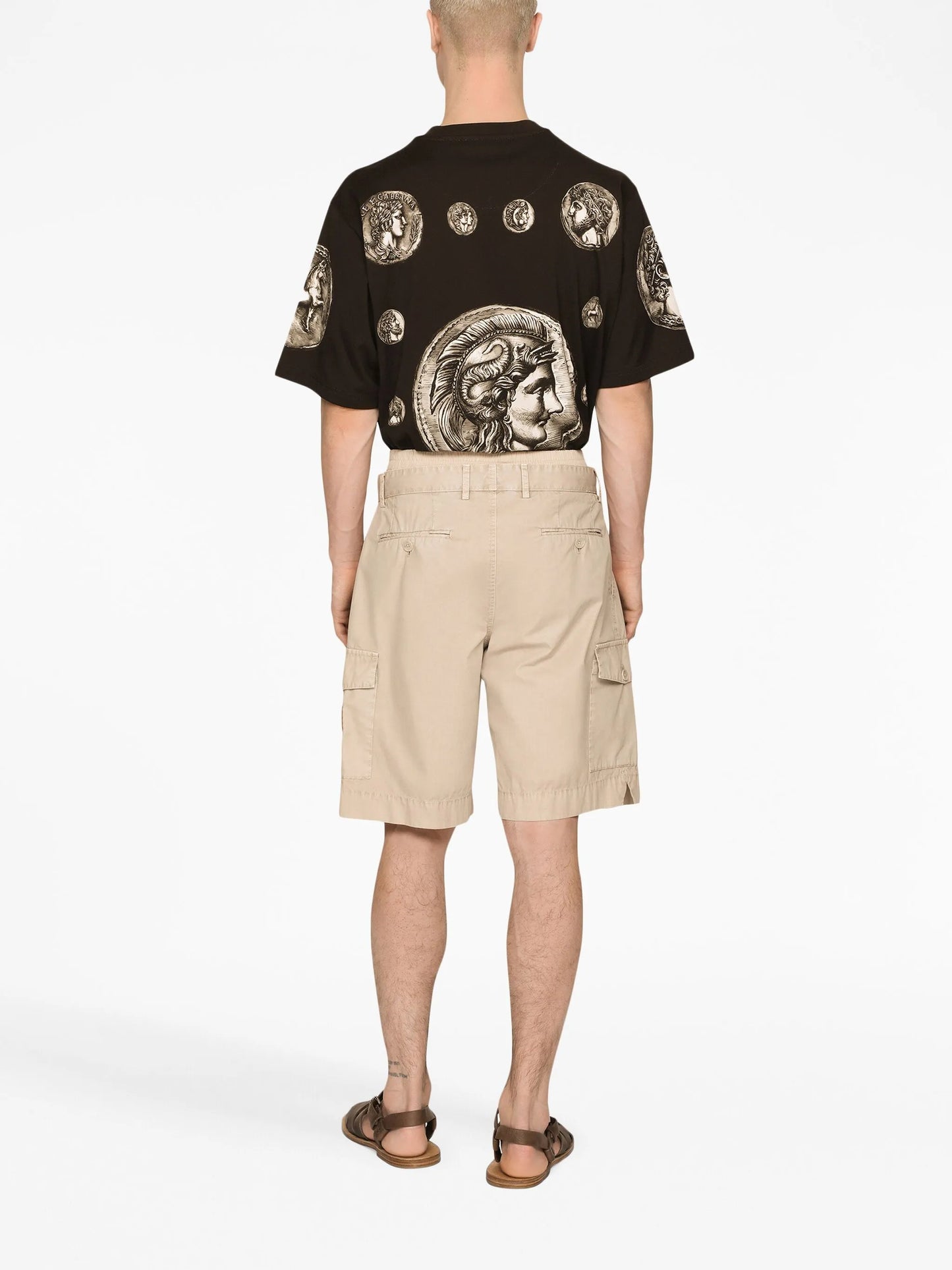 high-waisted cargo shorts