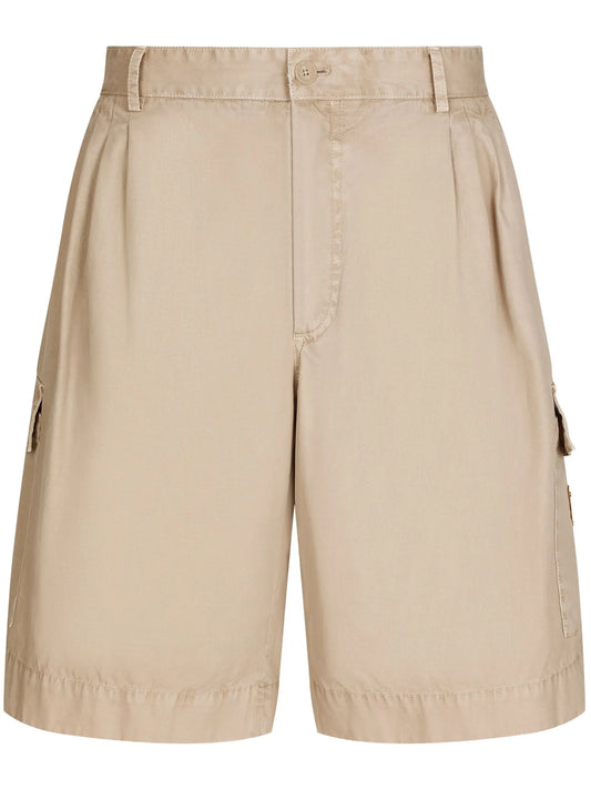 high-waisted cargo shorts