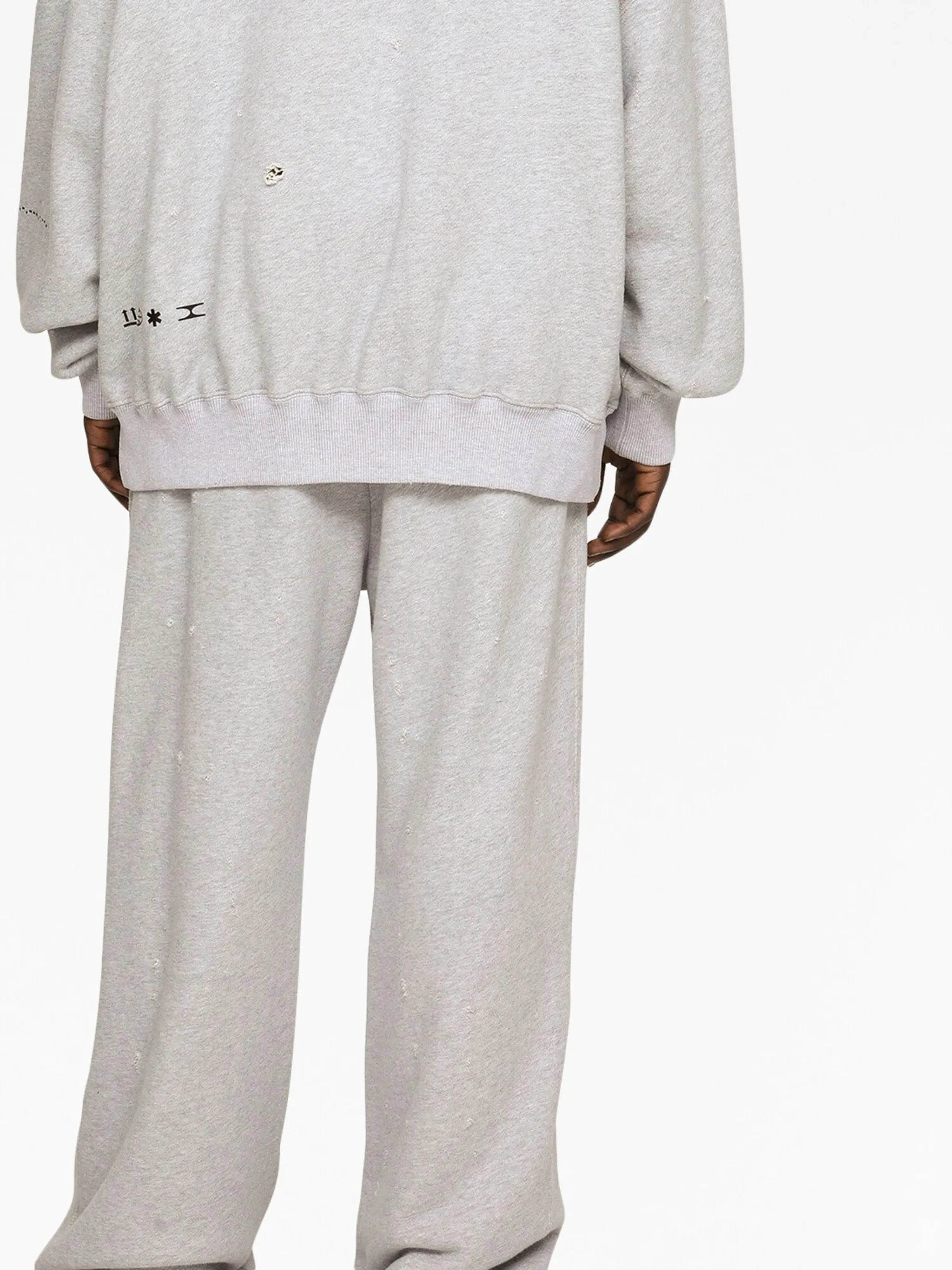 logo-print cotton track pants