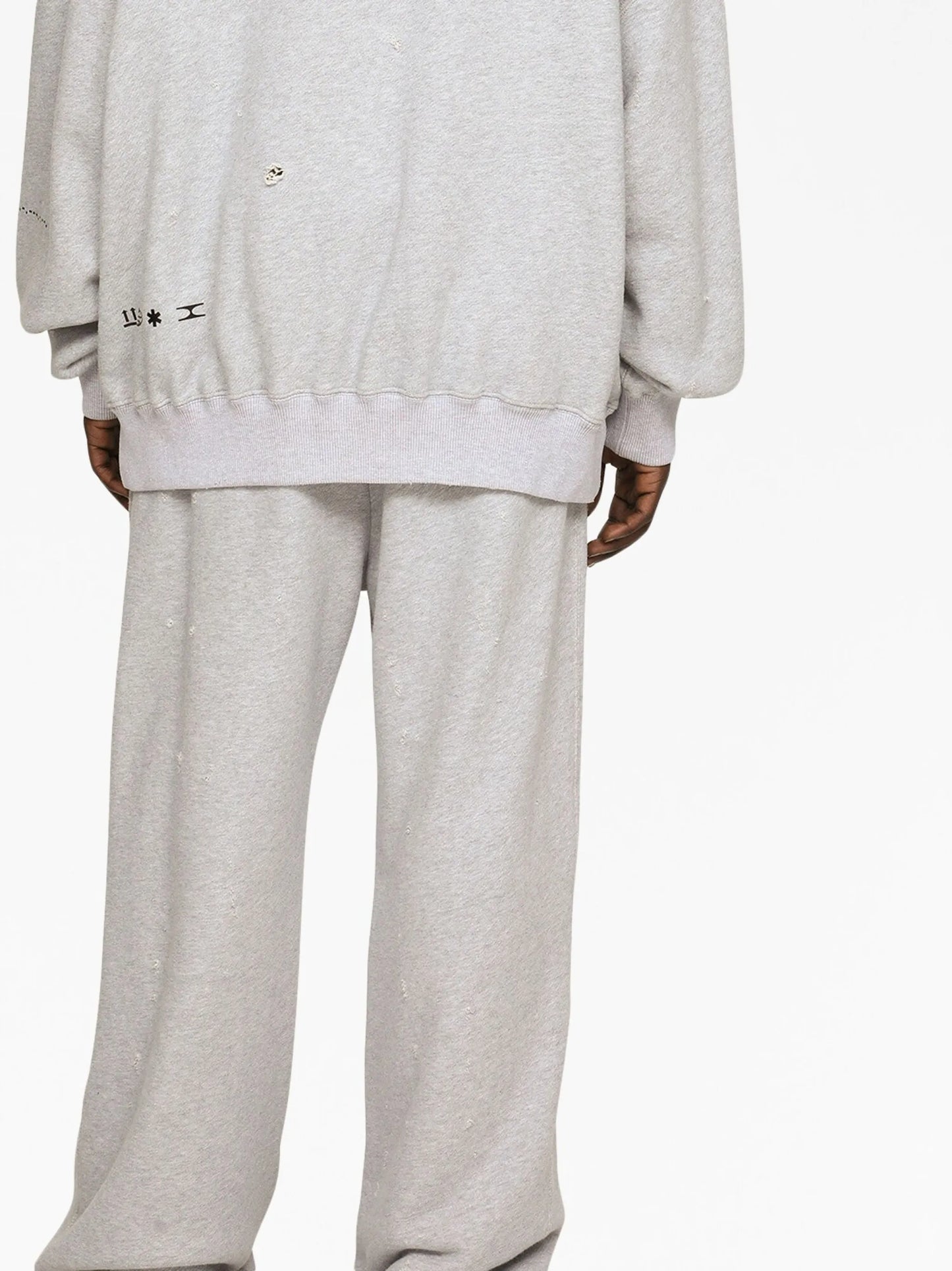 logo-print cotton track pants