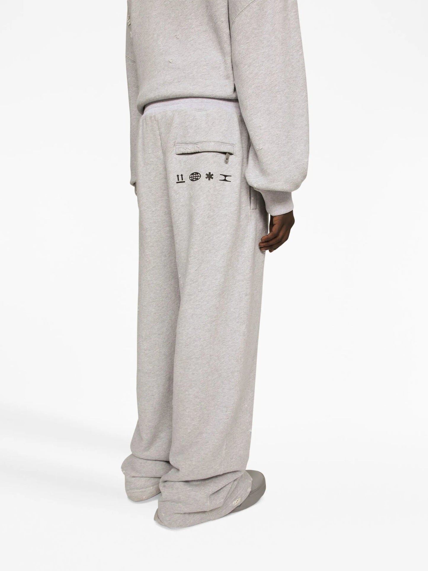 logo-print cotton track pants