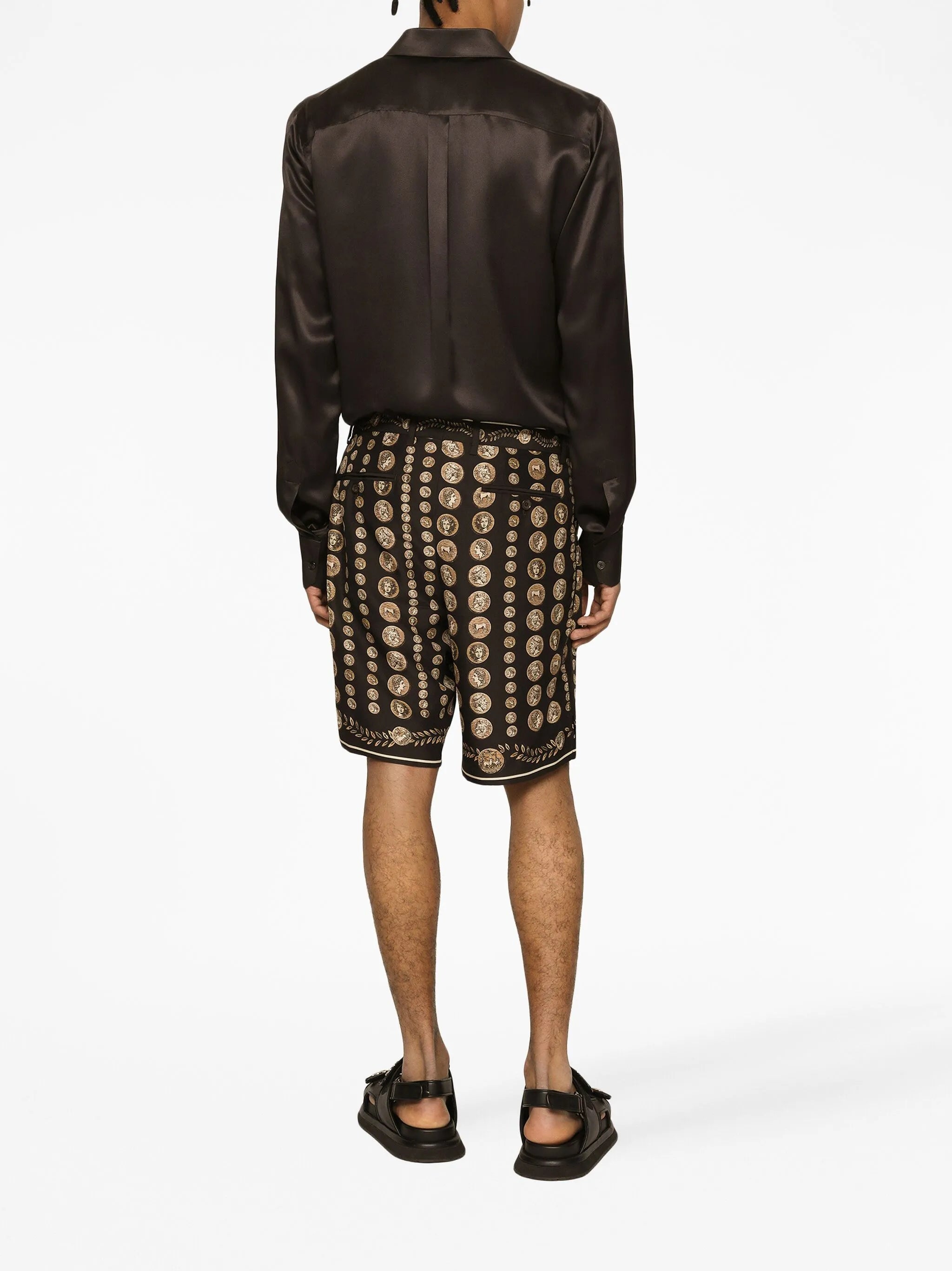 motif-print bermuda shorts
