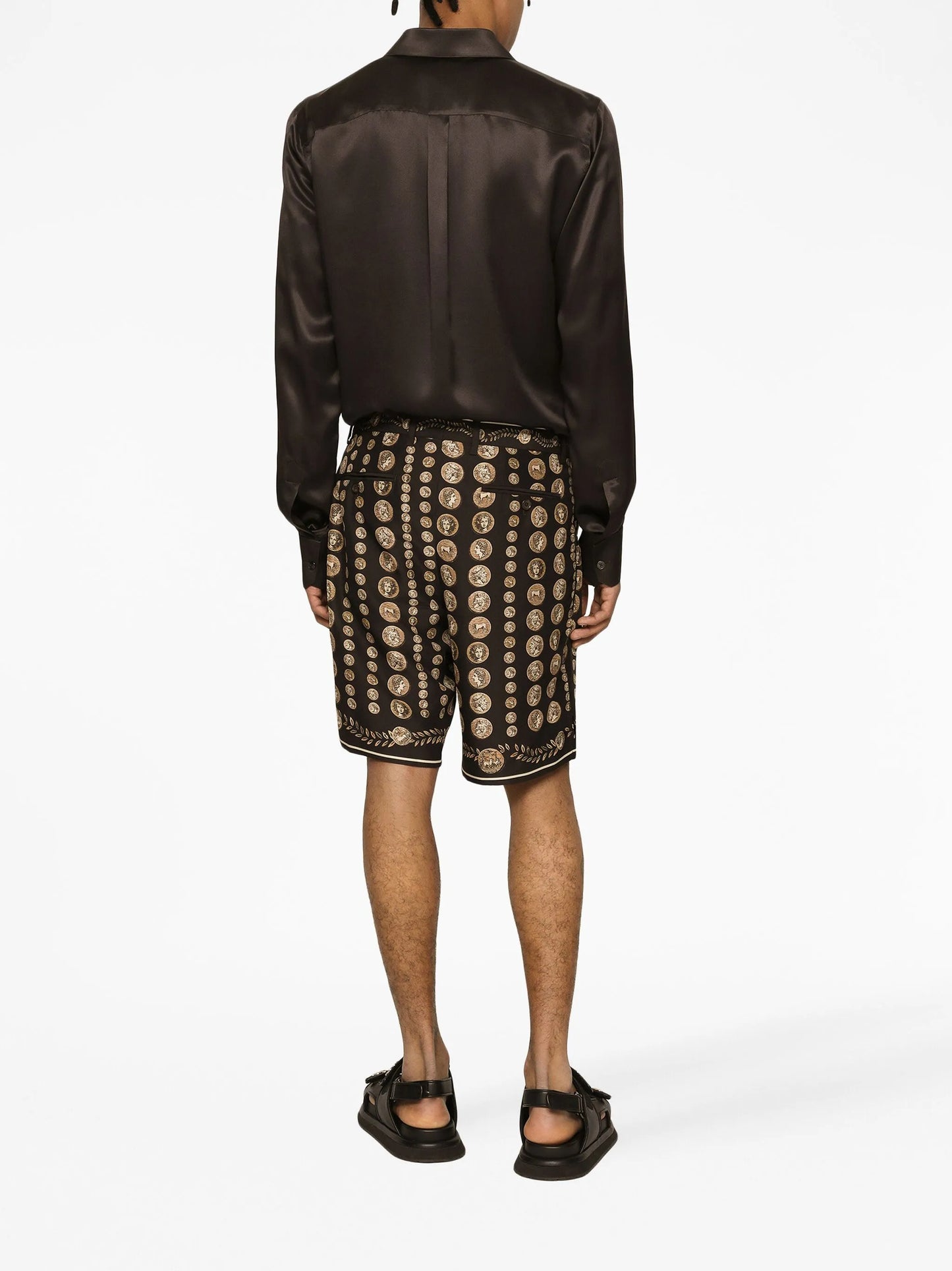 motif-print bermuda shorts