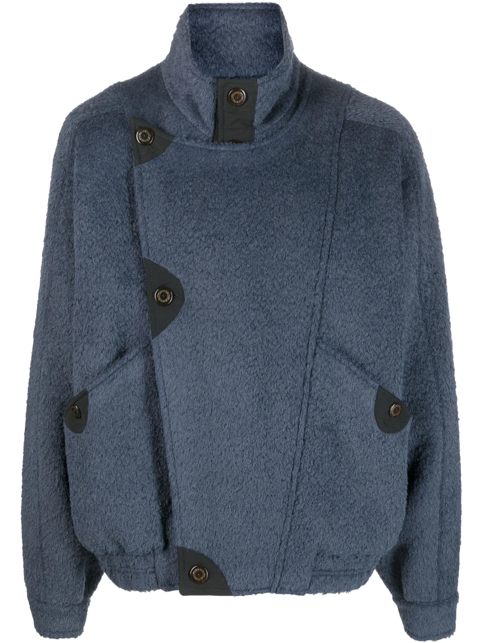 high-neck jacket