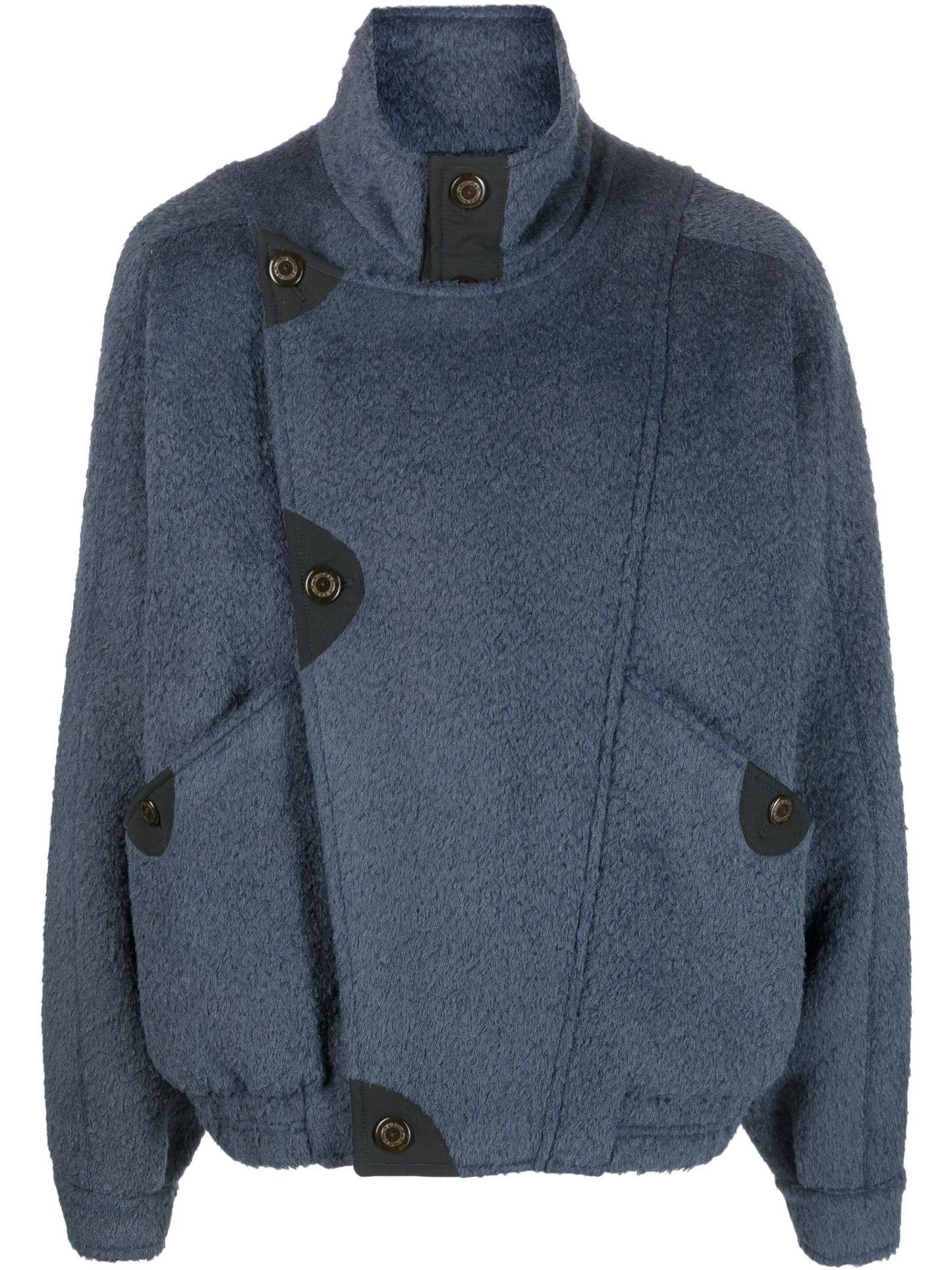 high-neck jacket