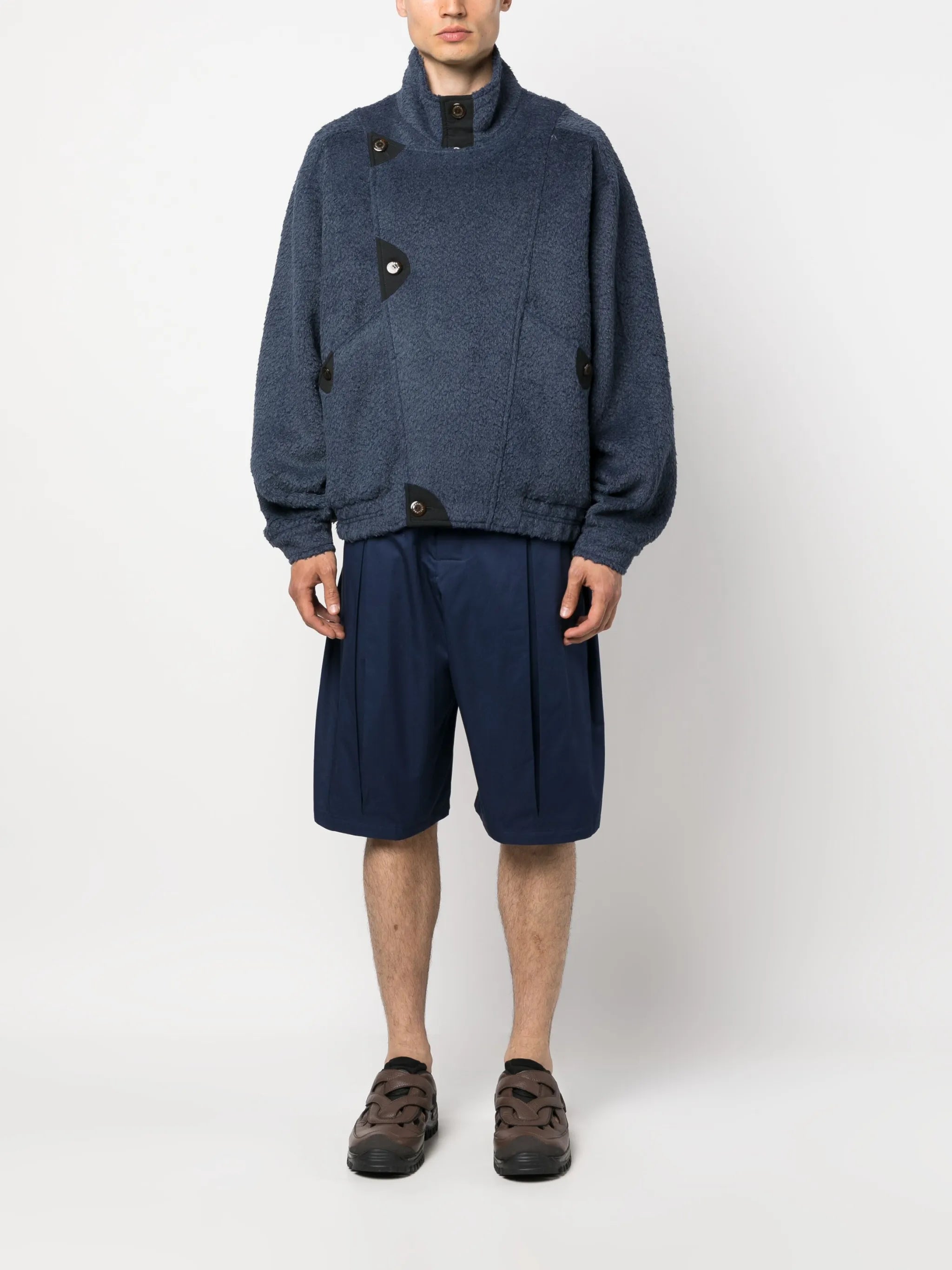 high-neck jacket