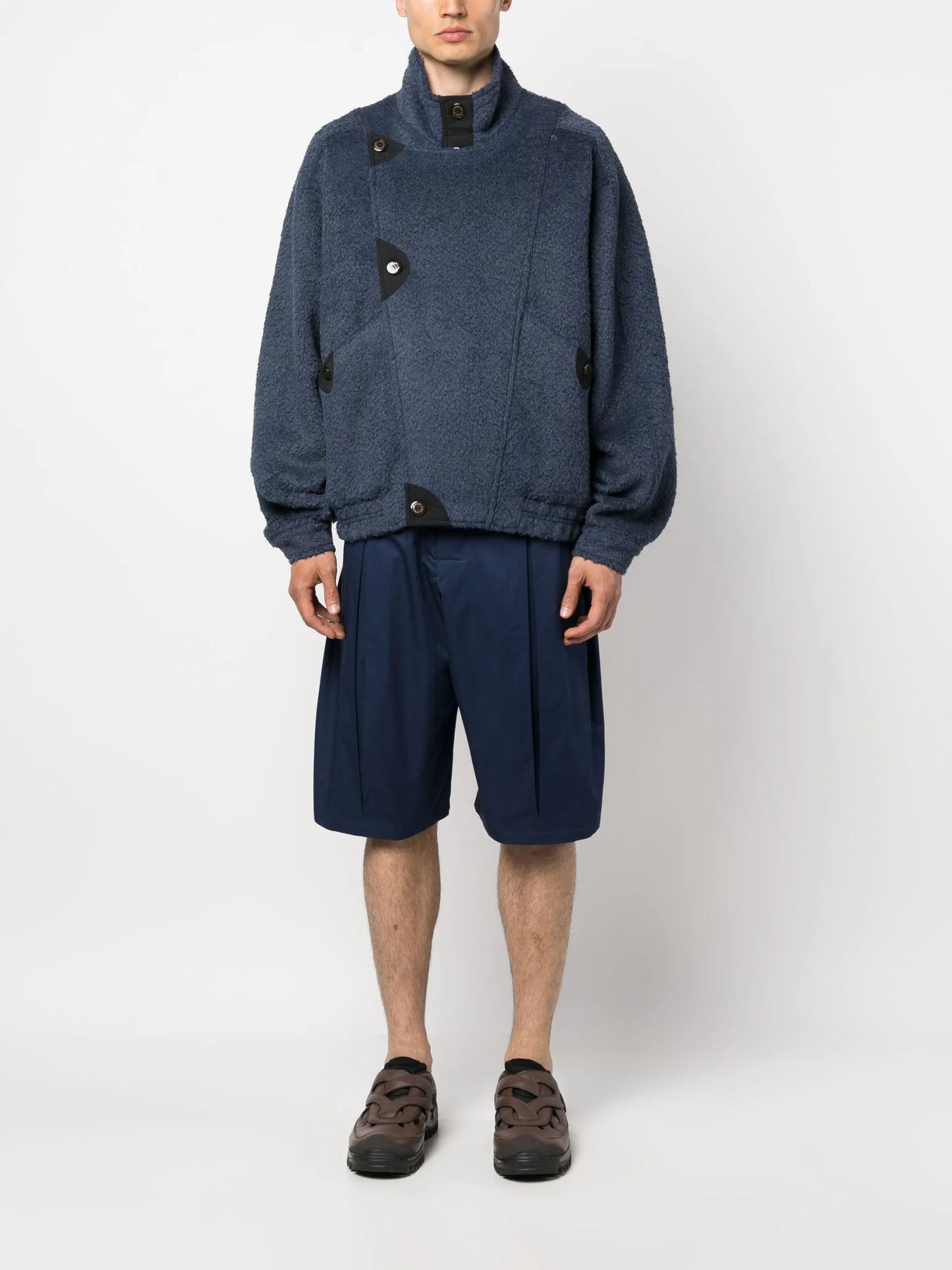 high-neck jacket