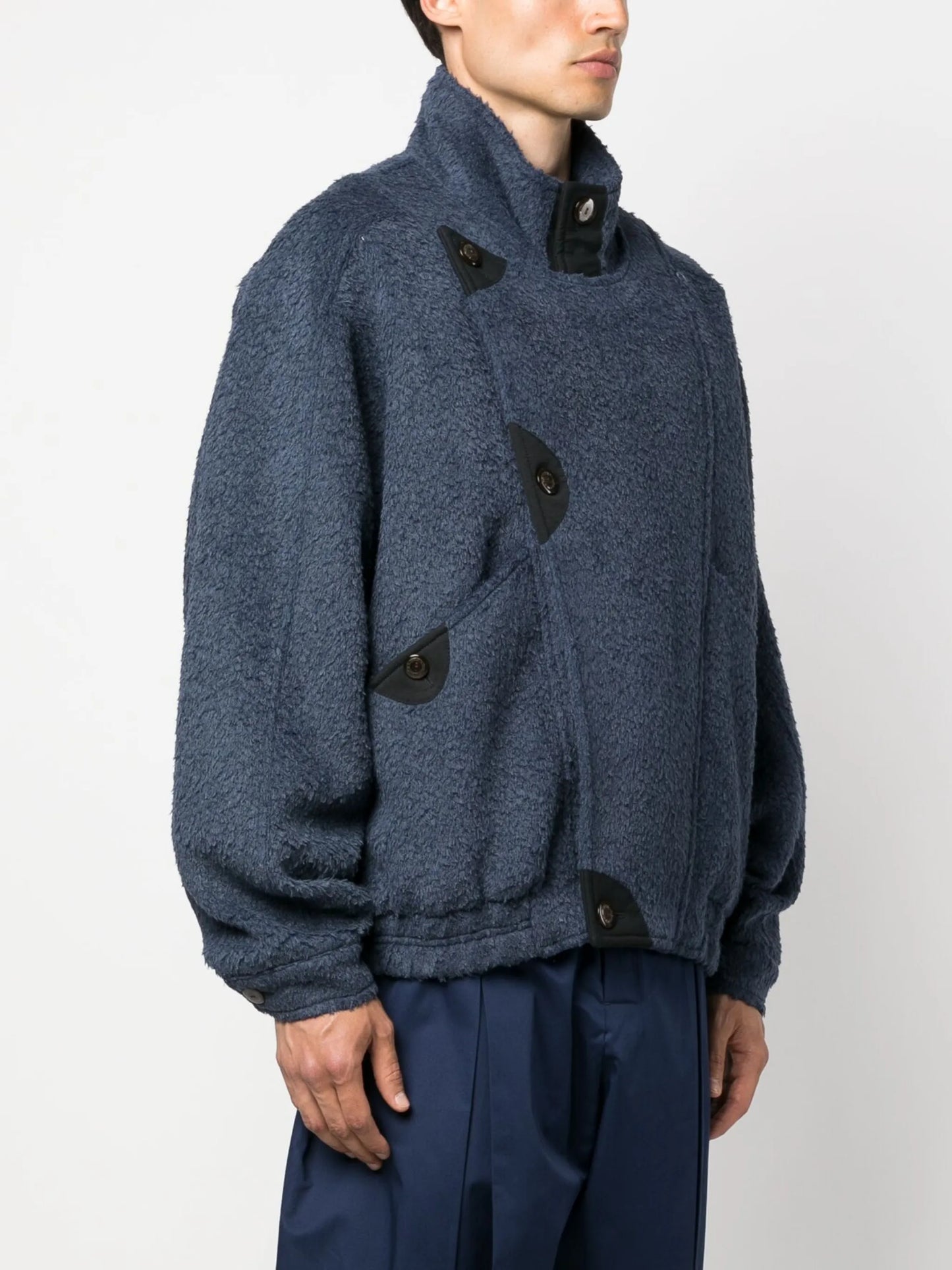high-neck jacket