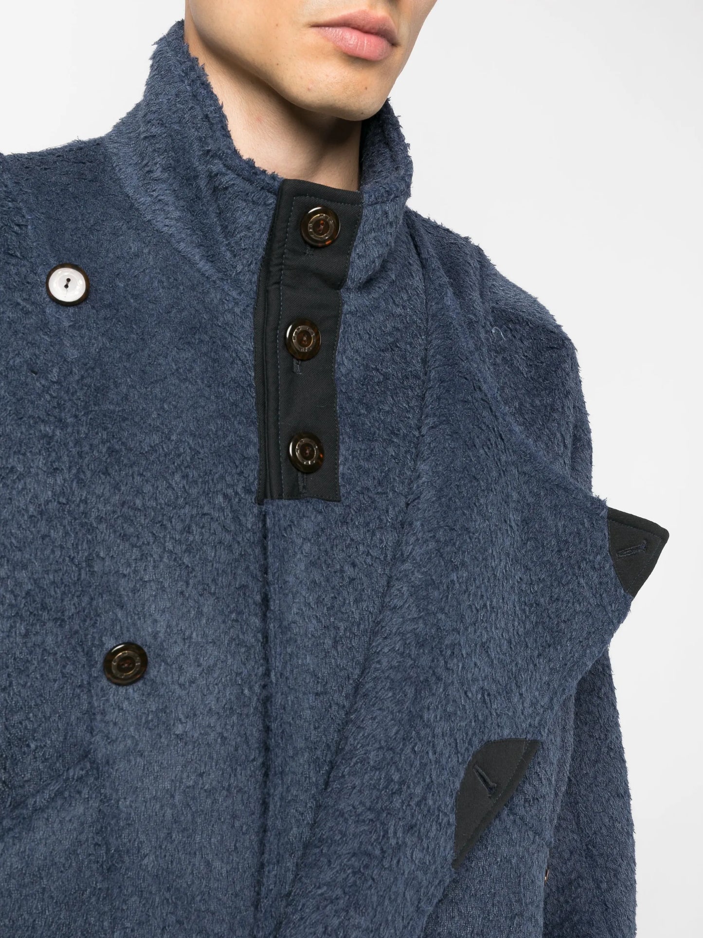high-neck jacket
