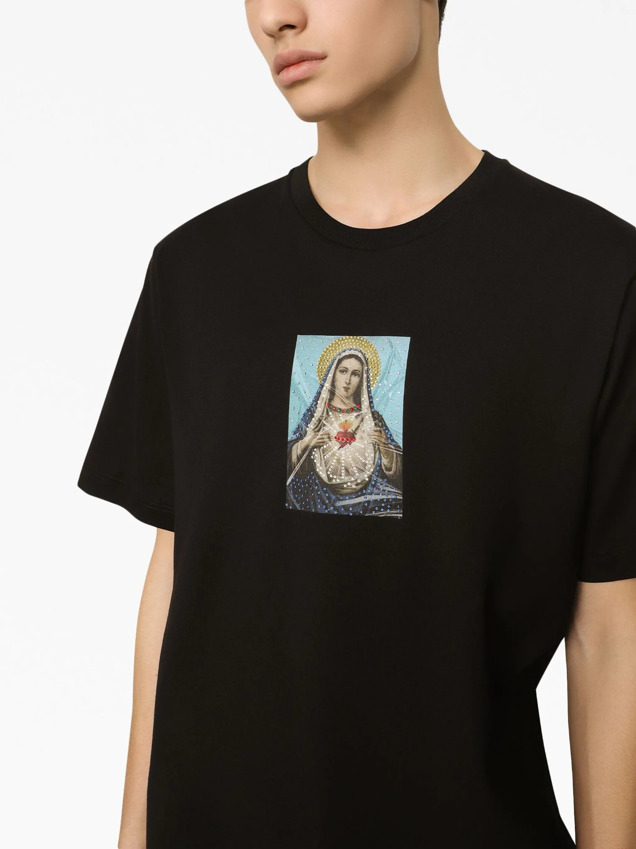 graphic-print cotton T-shirt
