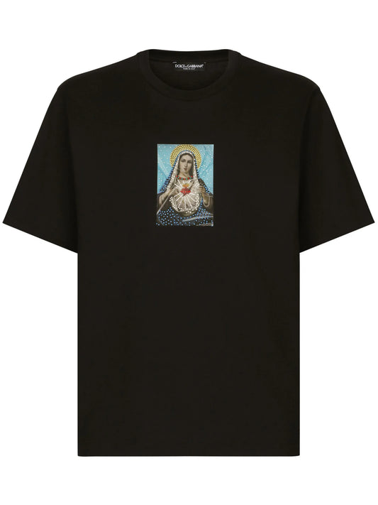 graphic-print cotton T-shirt