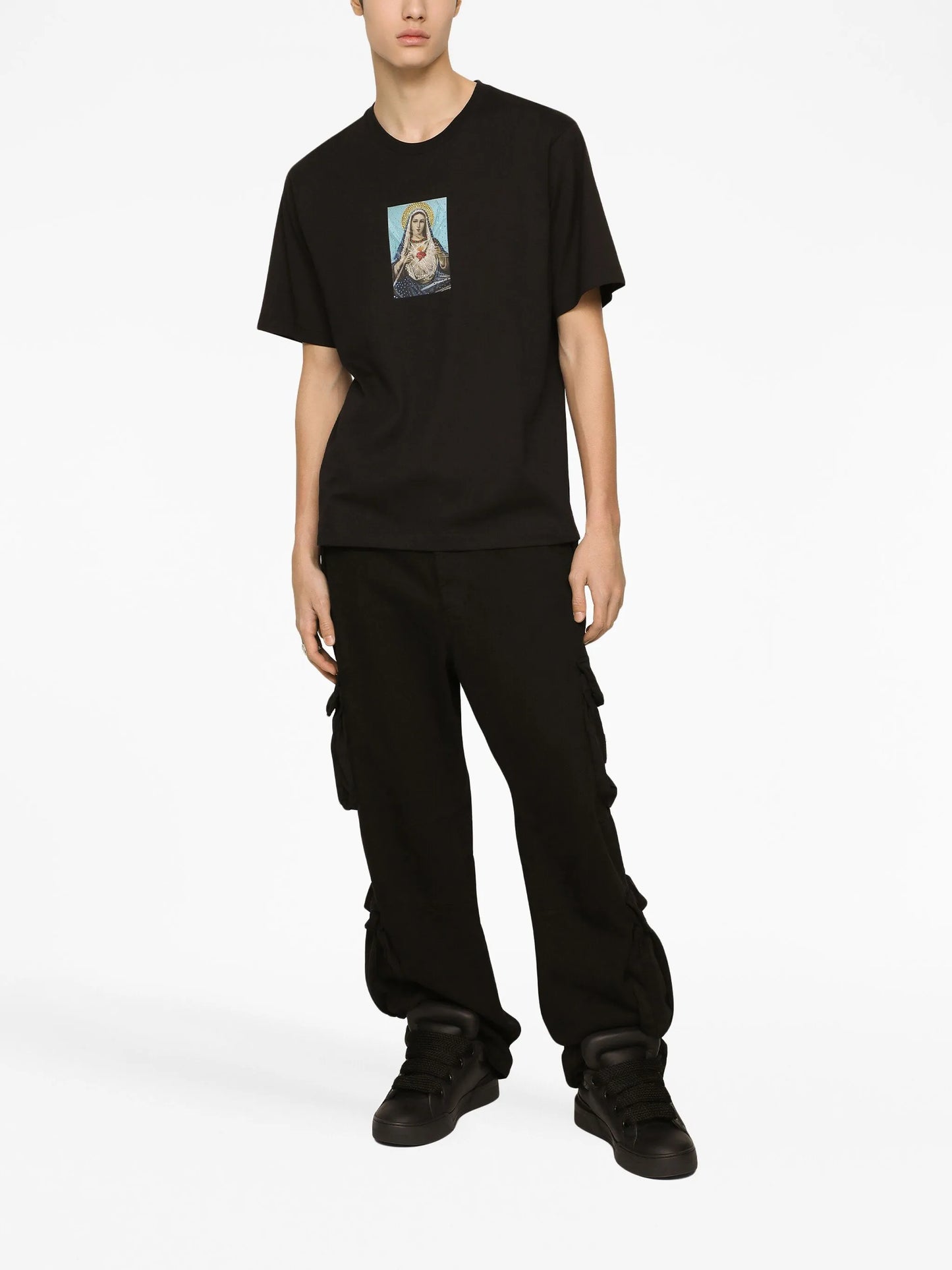 graphic-print cotton T-shirt