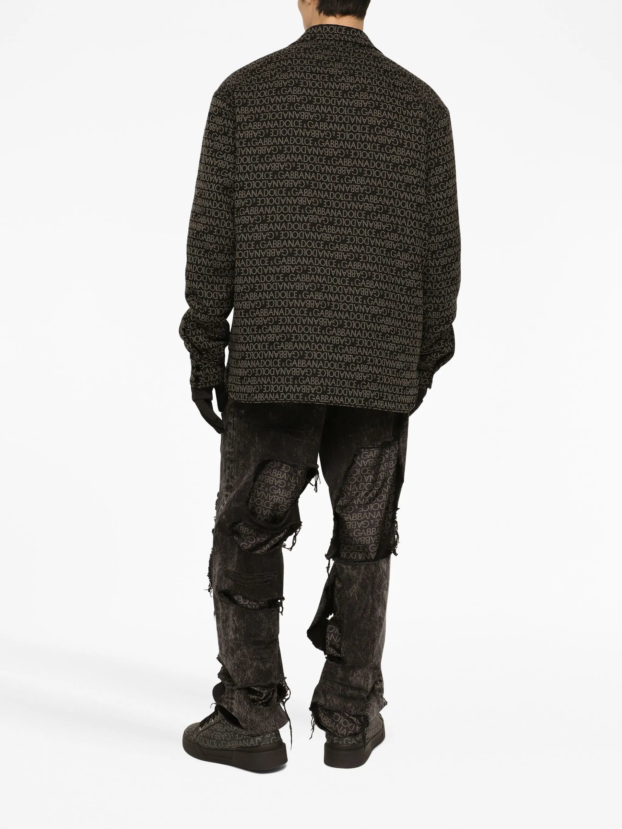 crew-neck cotton sweatshirt