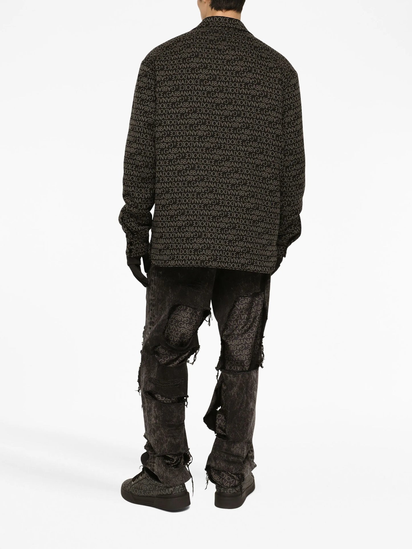 crew-neck cotton sweatshirt