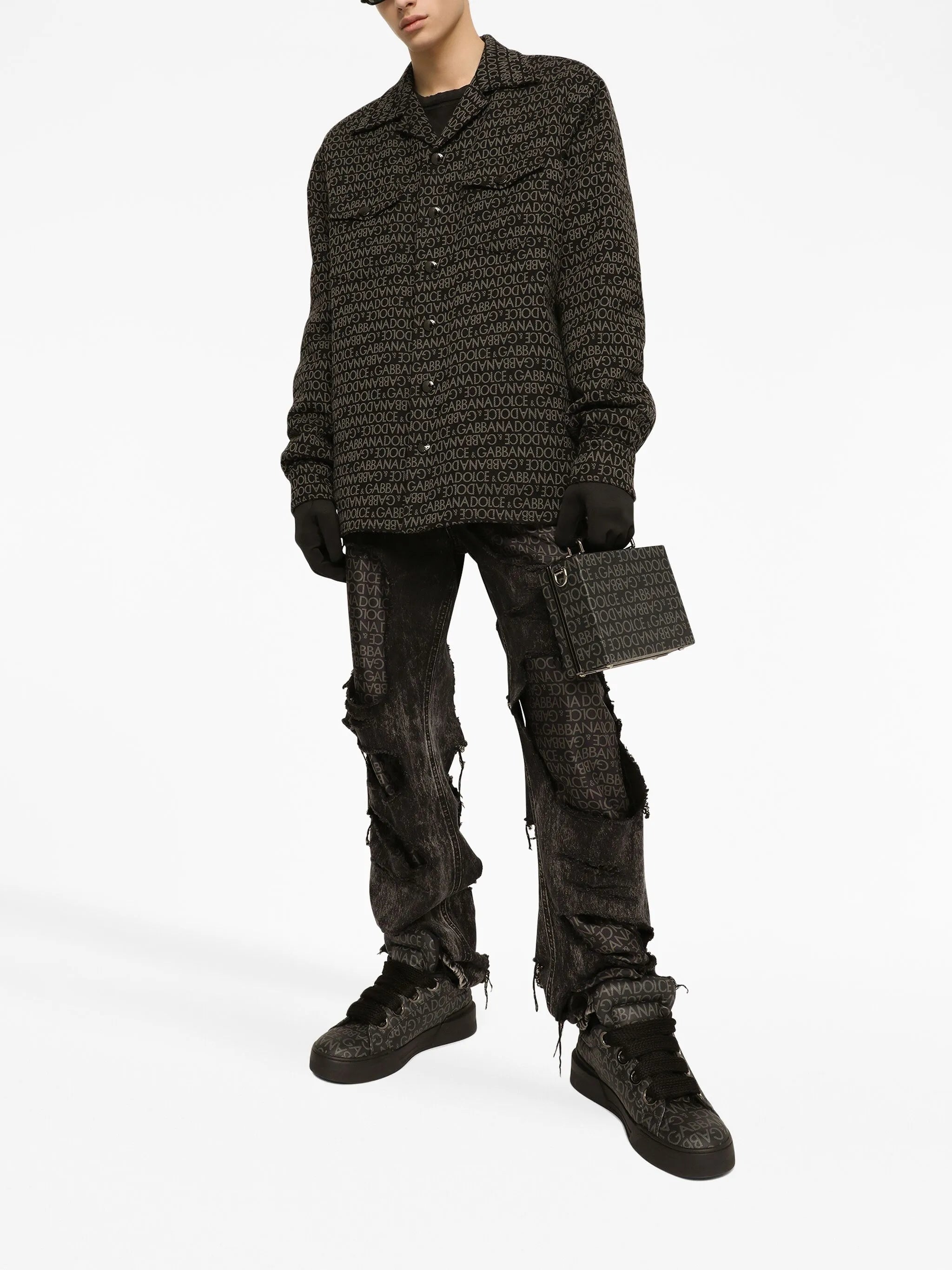 crew-neck cotton sweatshirt