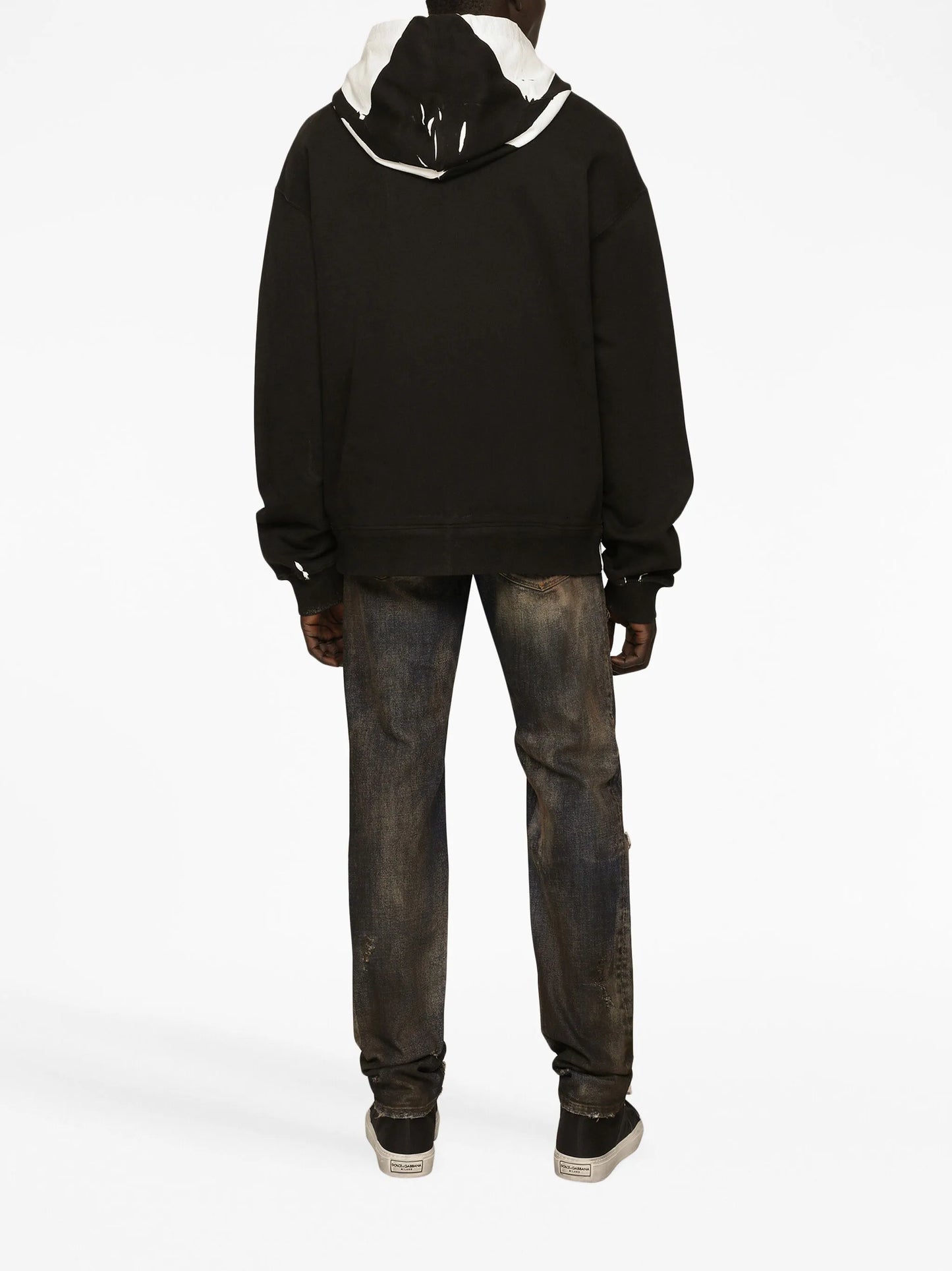 logo-print zipped cardigan