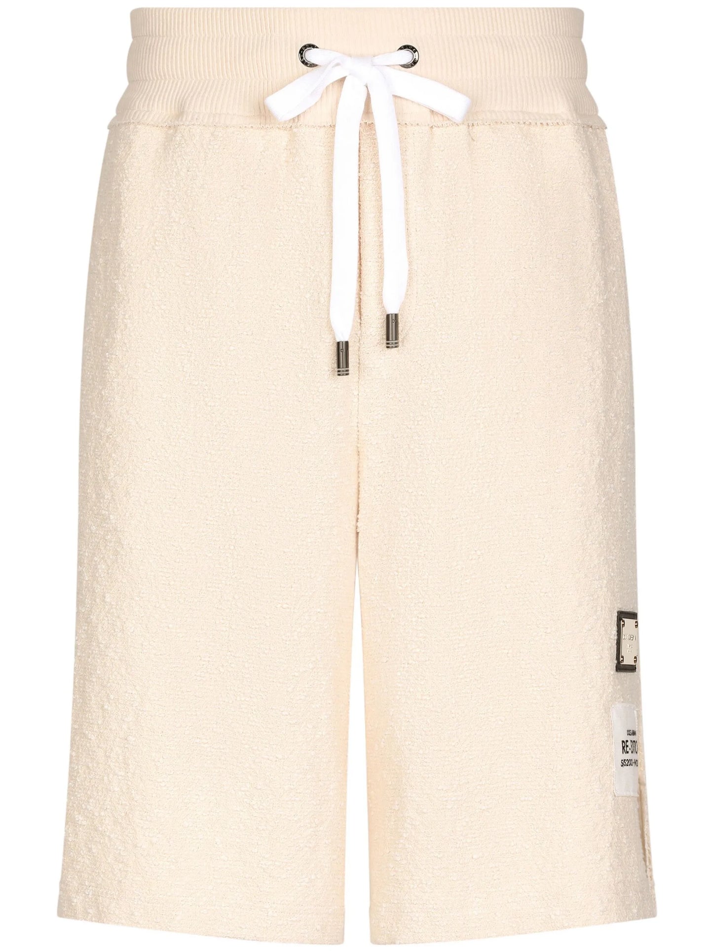 logo-patch terry-cloth shorts
