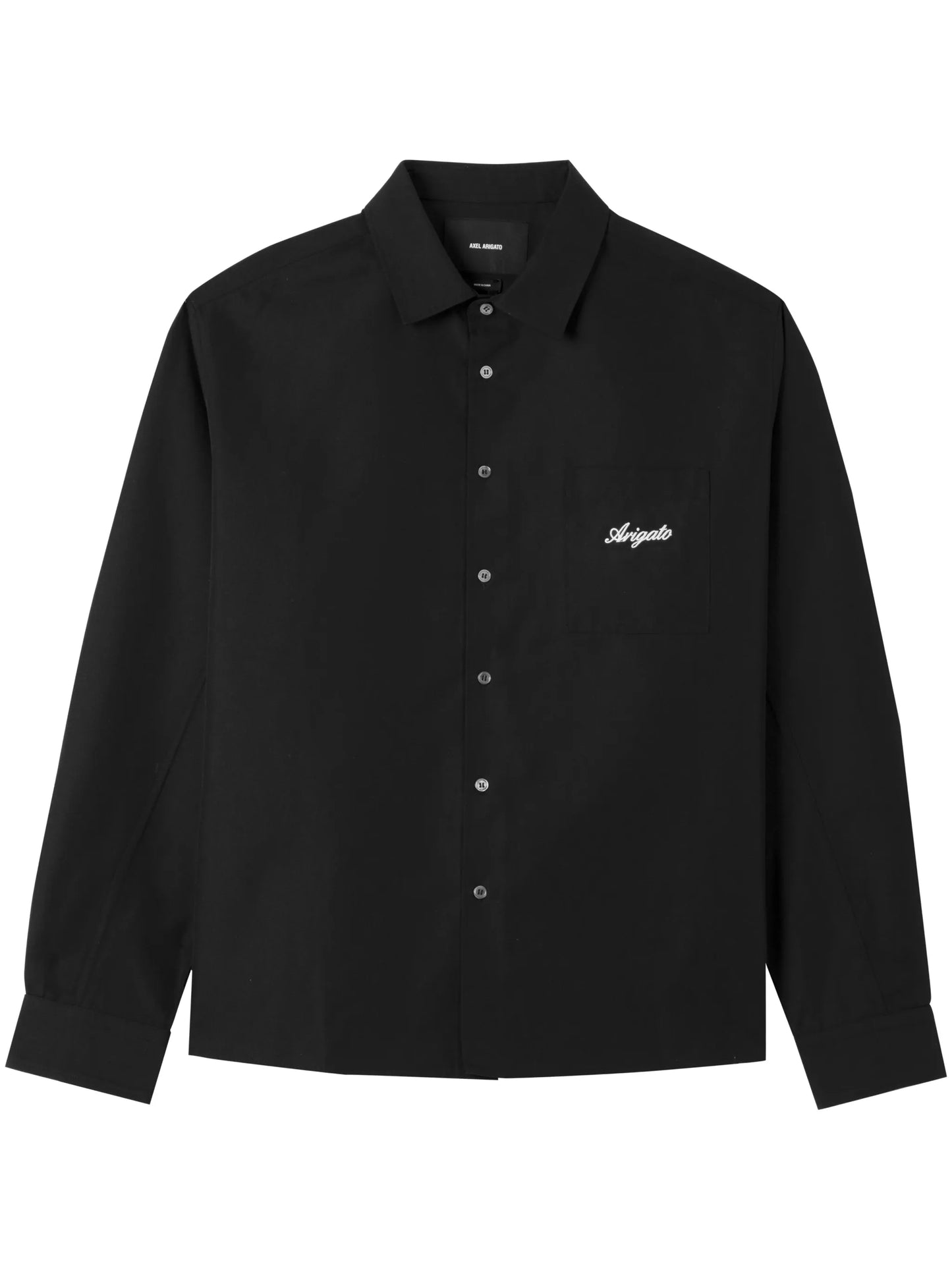Flow logo-print overshirt