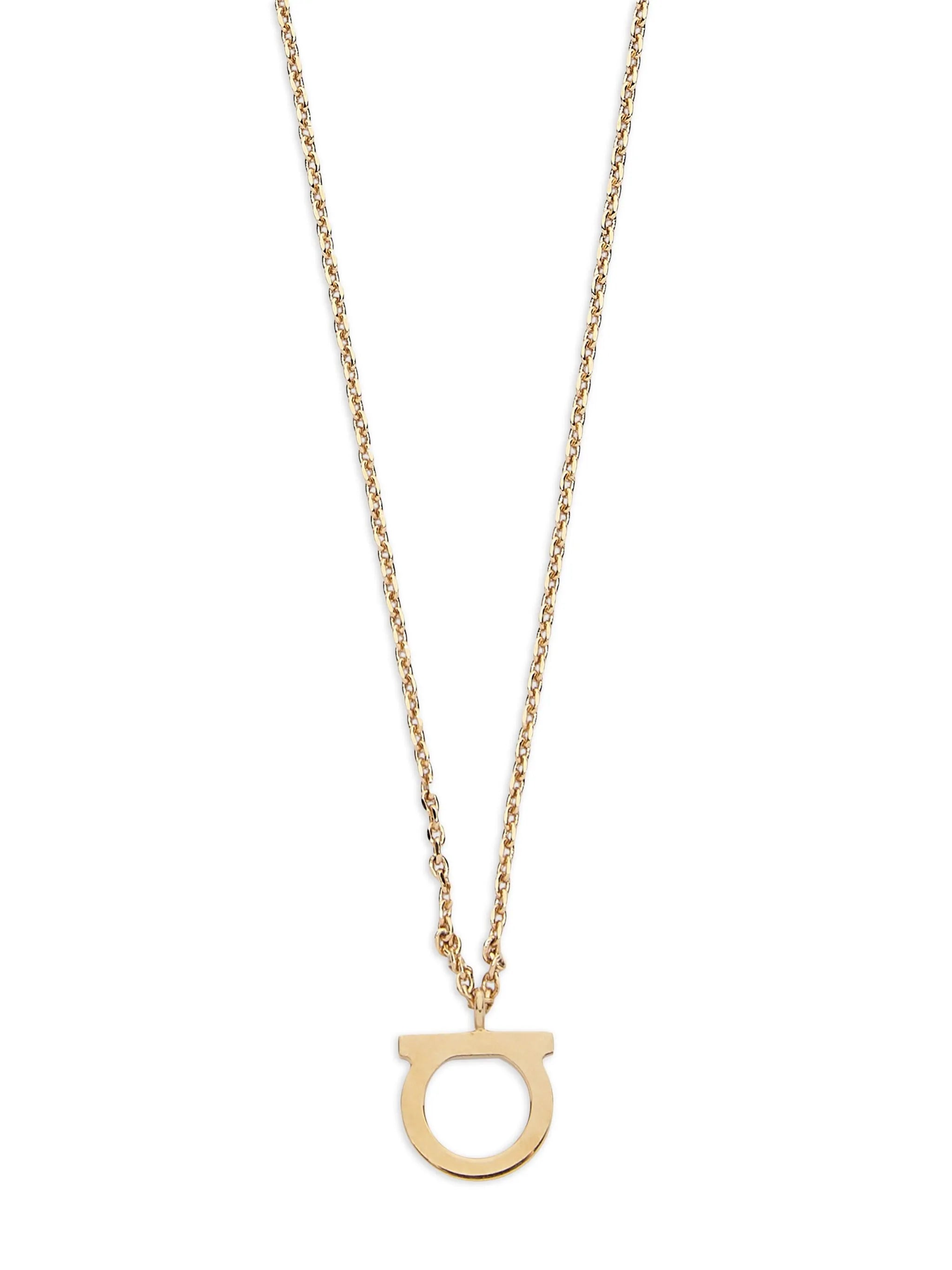 large Gancini pendant necklace