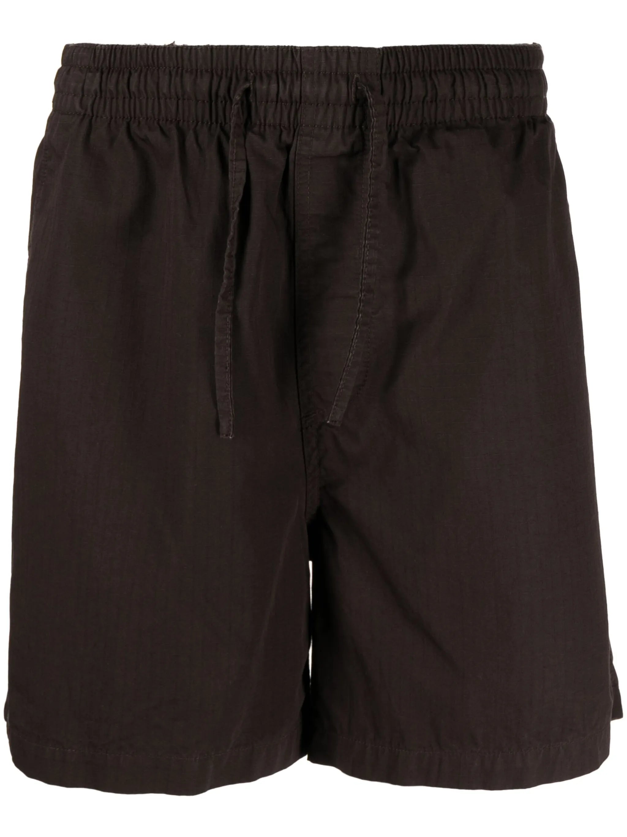 drawstring-waist organic-cotton shorts