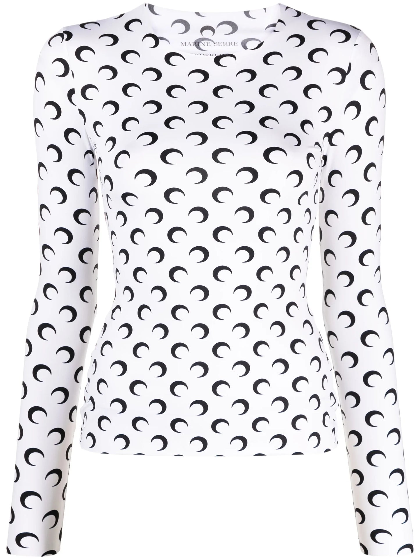 Crescent Moon-print top