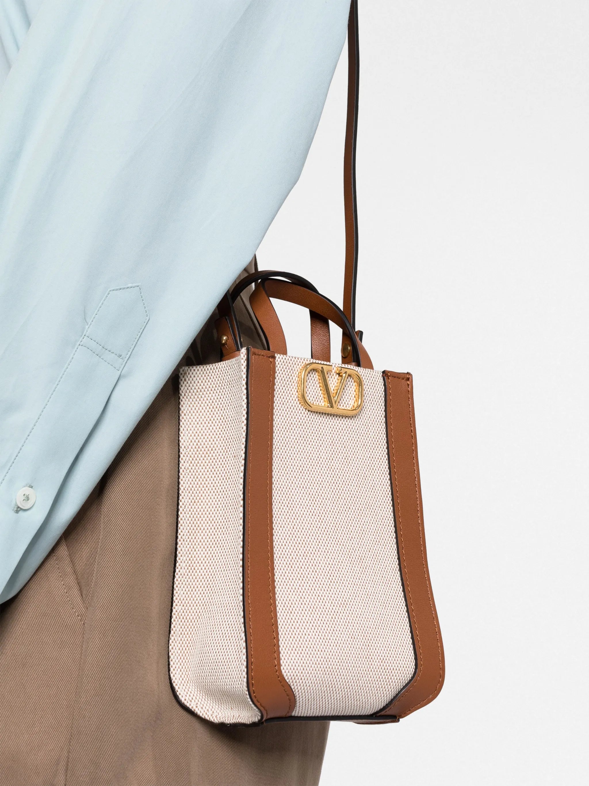 logo-plaque tote bag