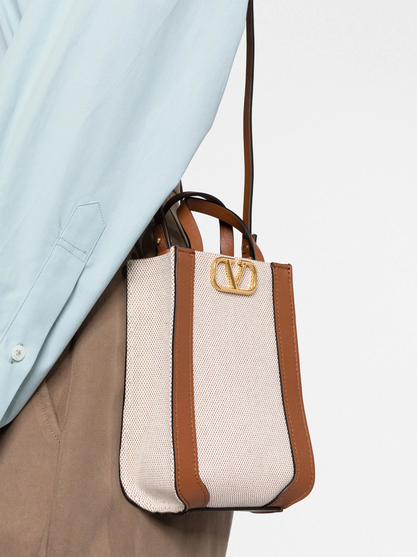 logo-plaque tote bag